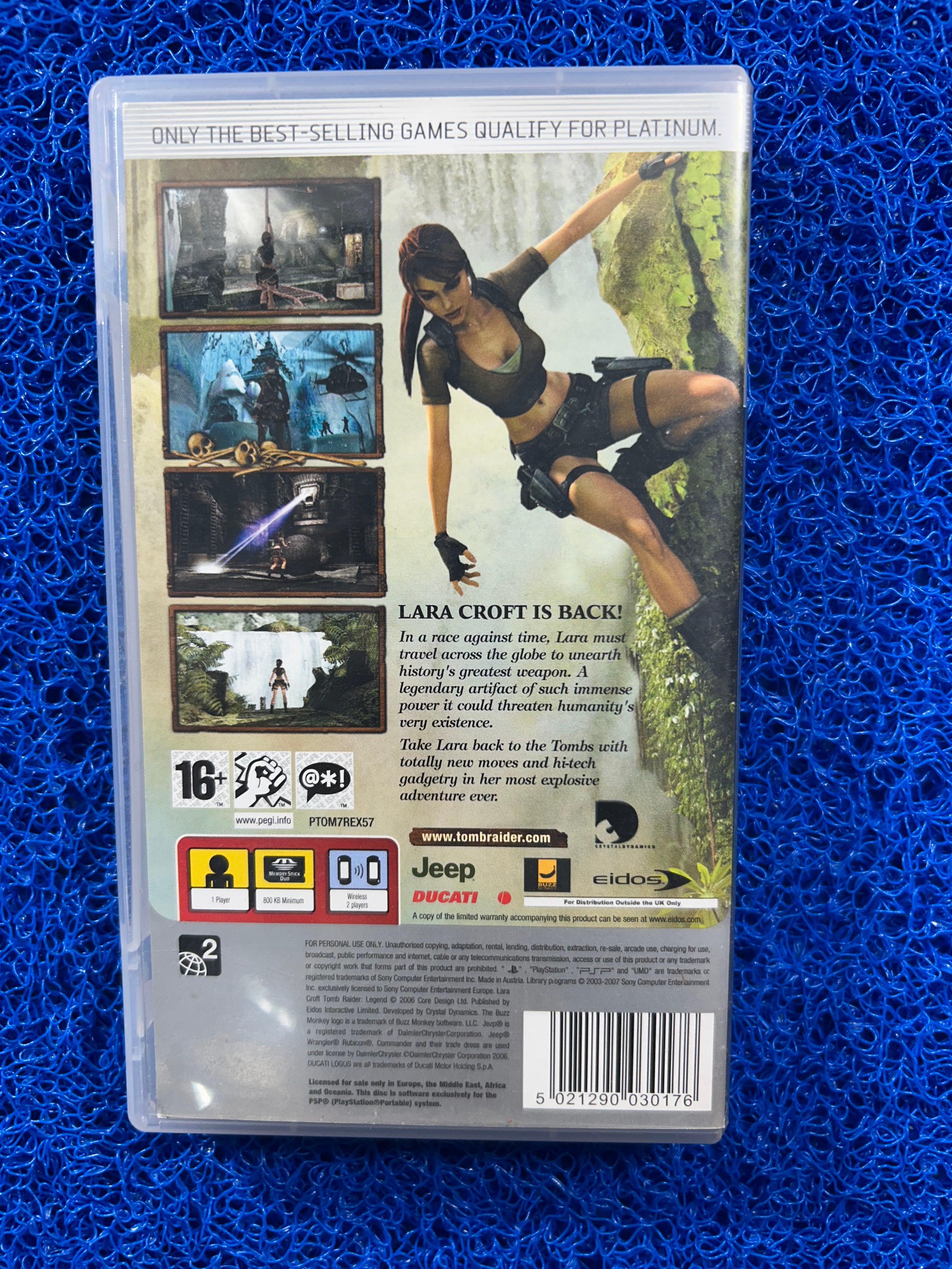 PSP Tomb raider Legend (E)