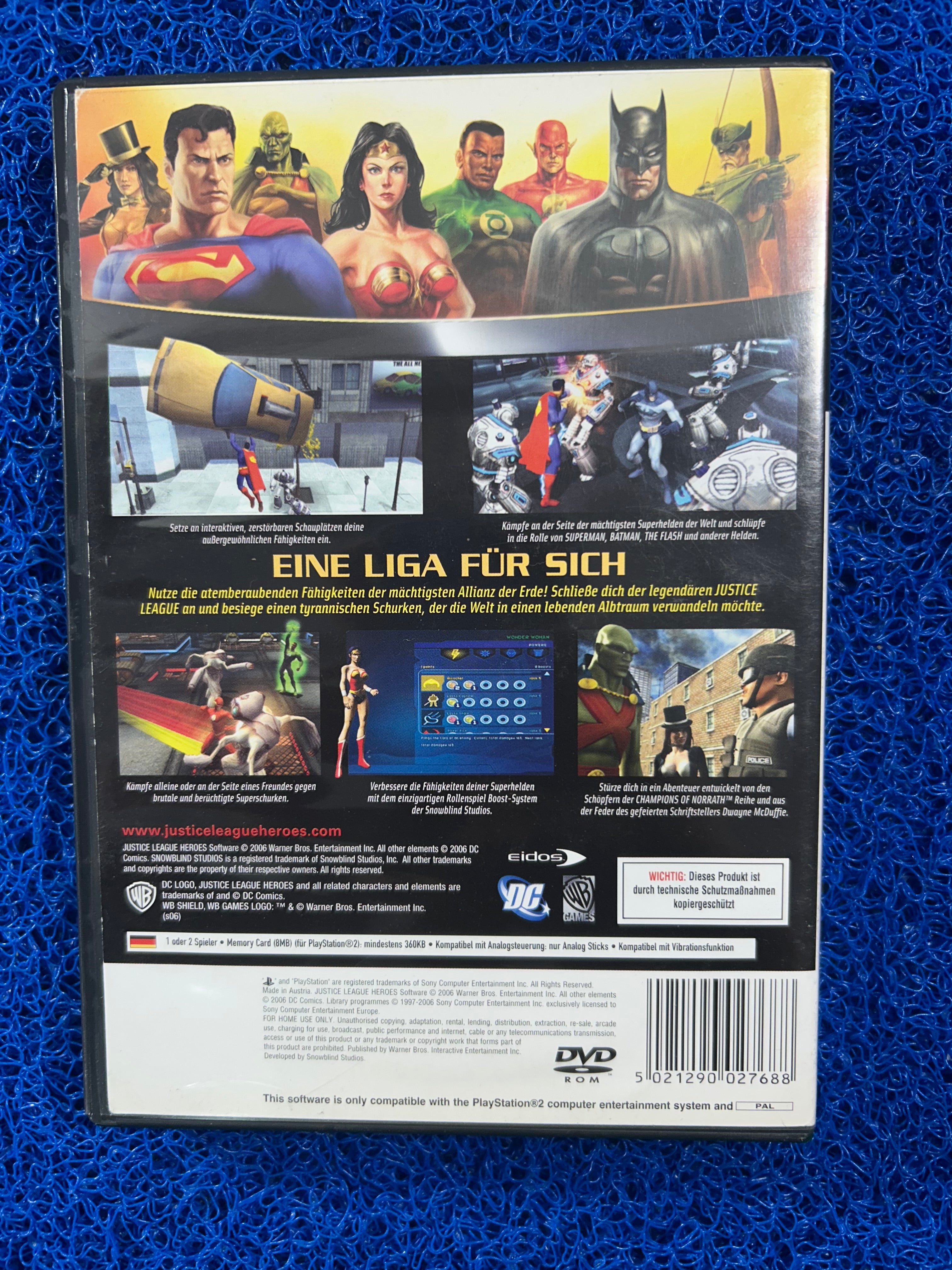 PS2# Justice league Heroes (E)