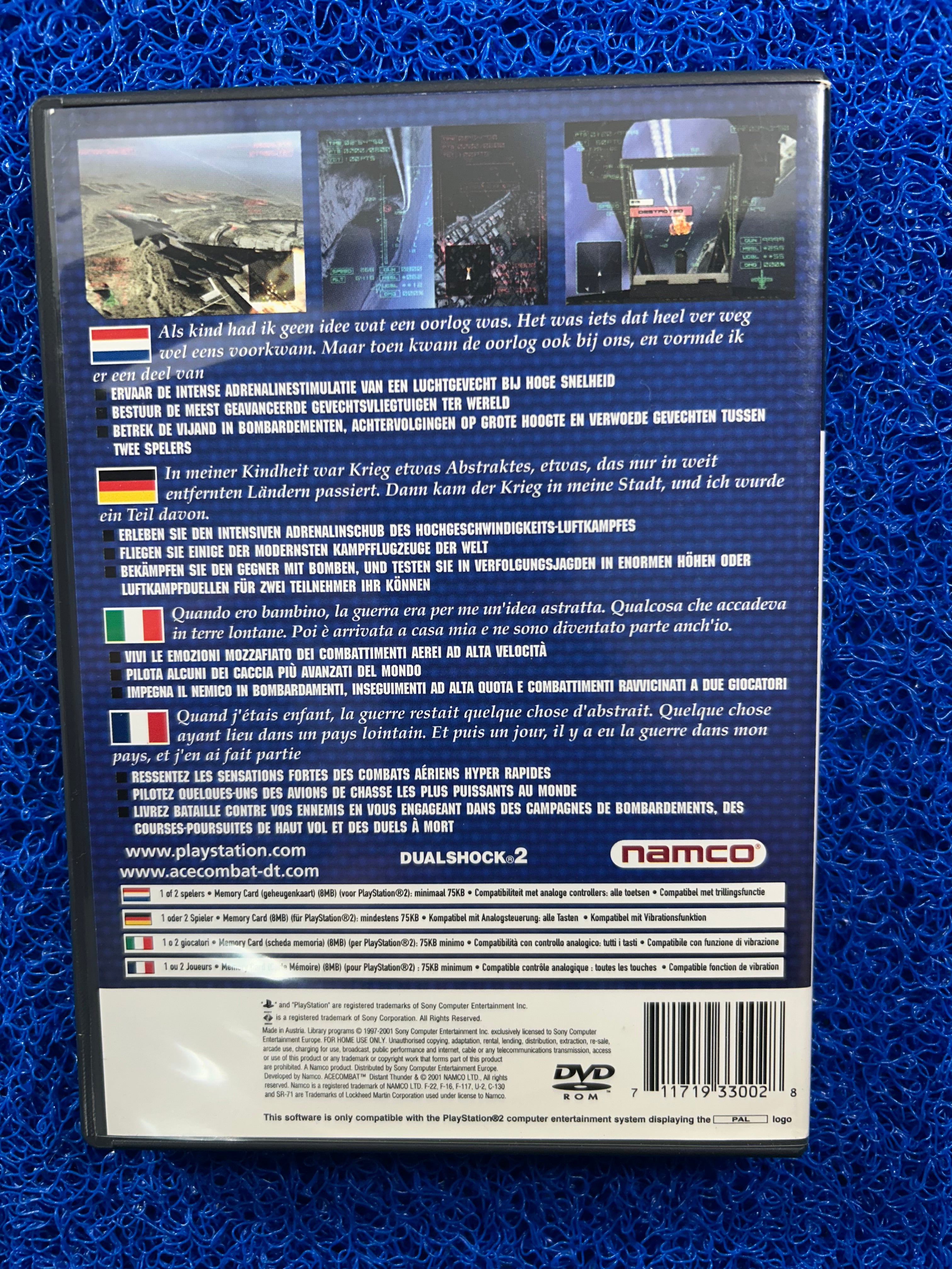 PS2 Ace combat distant Thunder (E)
