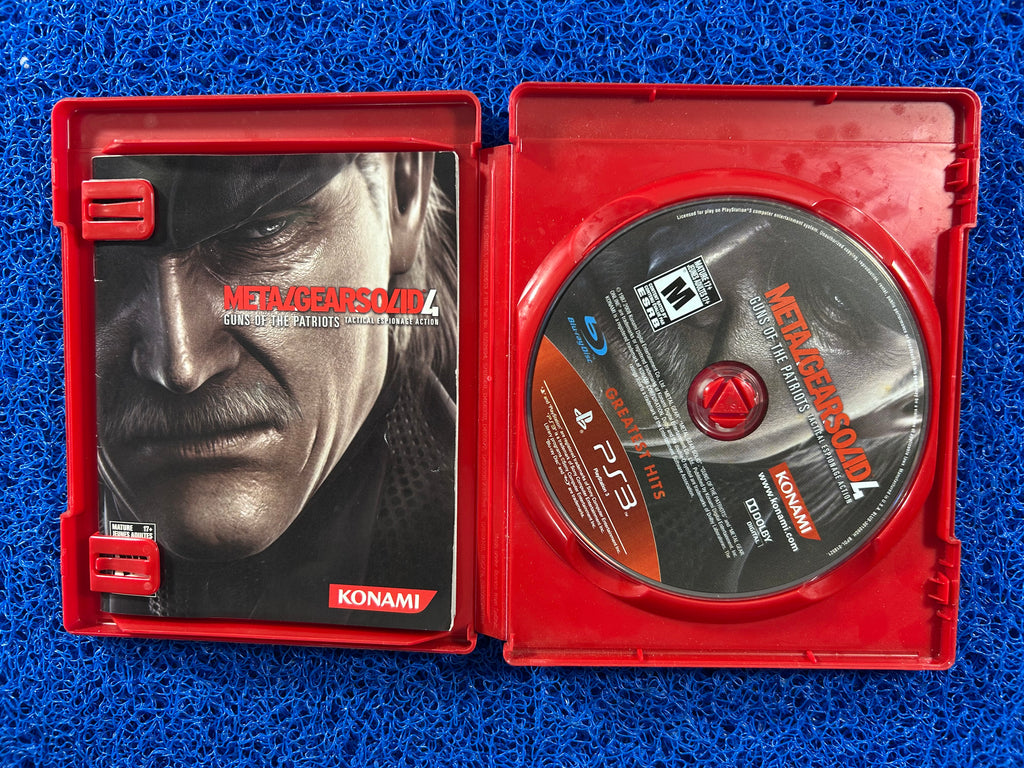 PS3 Metal gear solid 4