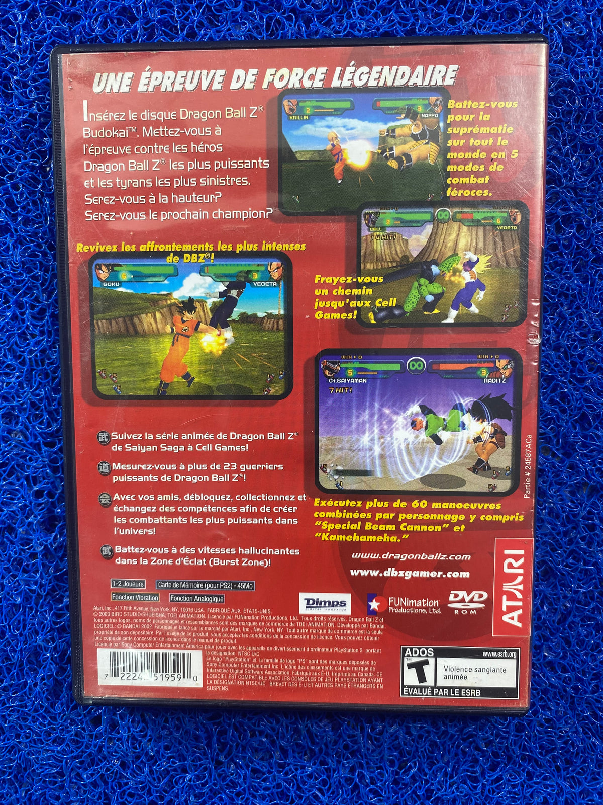 PS2# Dragon ball z budokai (A)