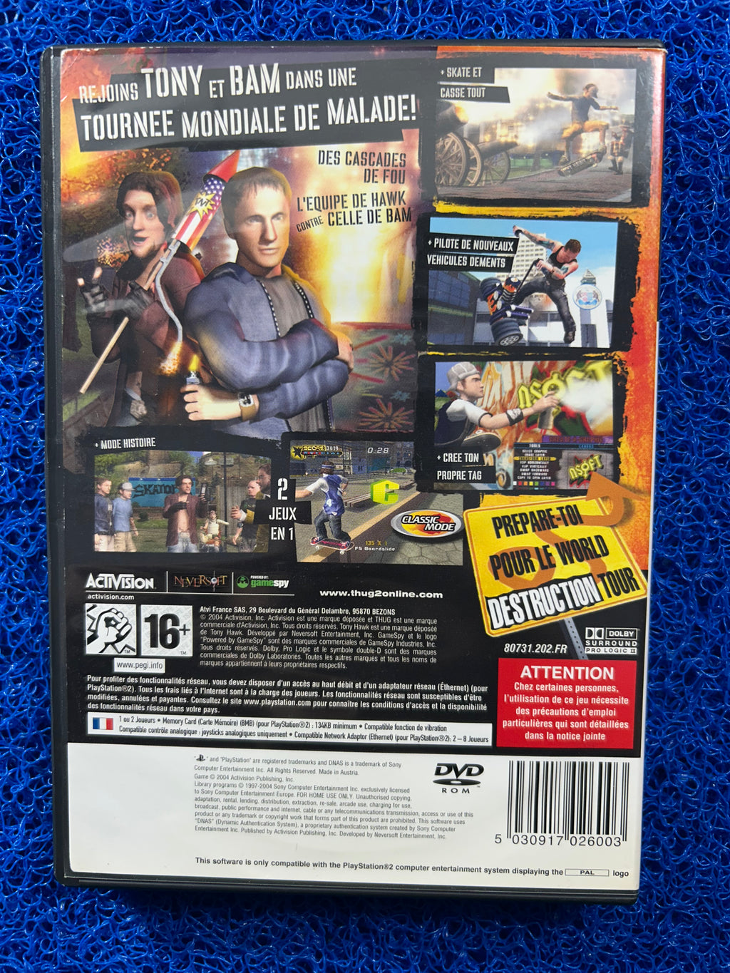 PS2 Tony hawk underground 2 (E)