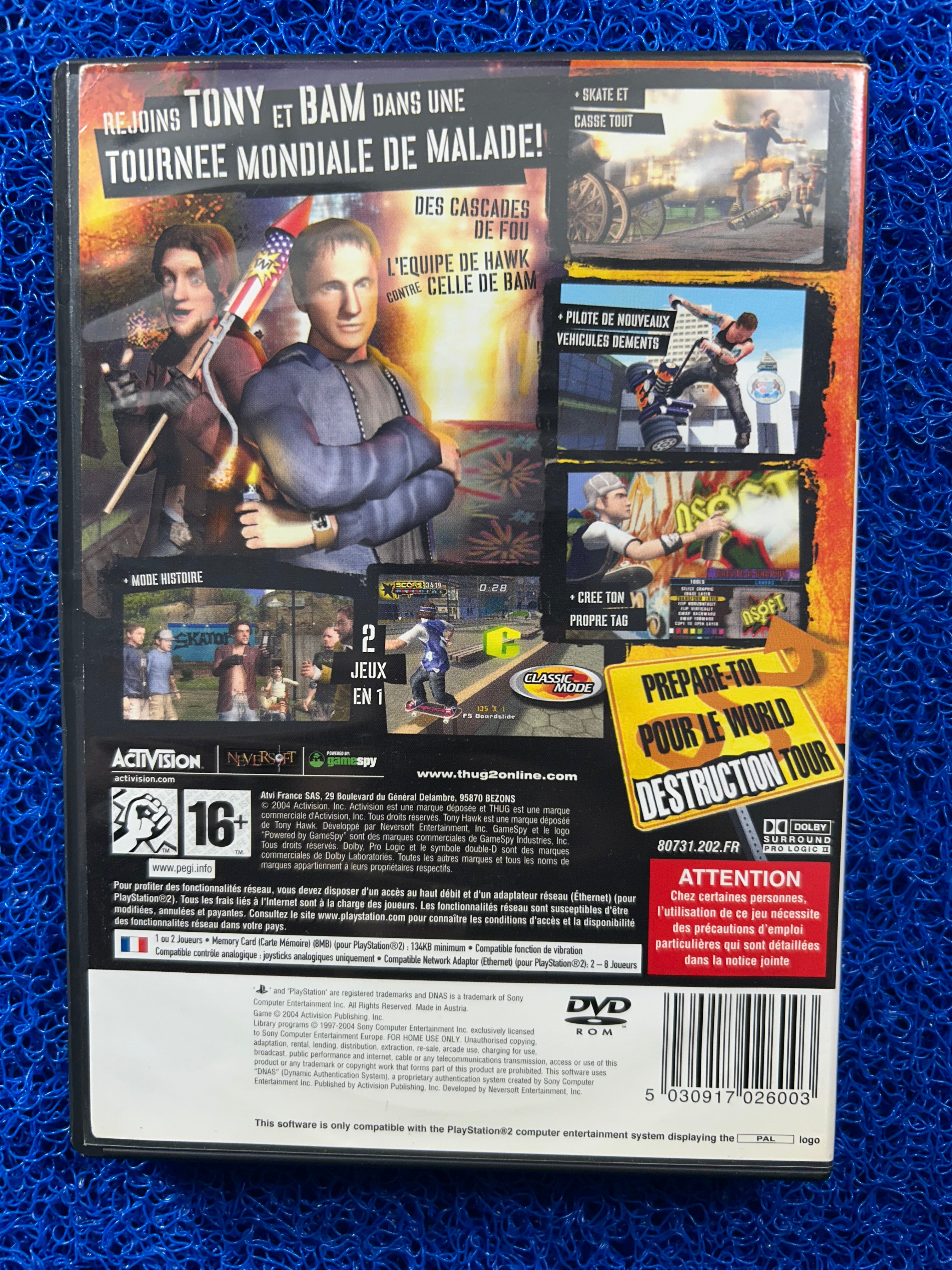 PS2 Tony hawk underground 2 (E)
