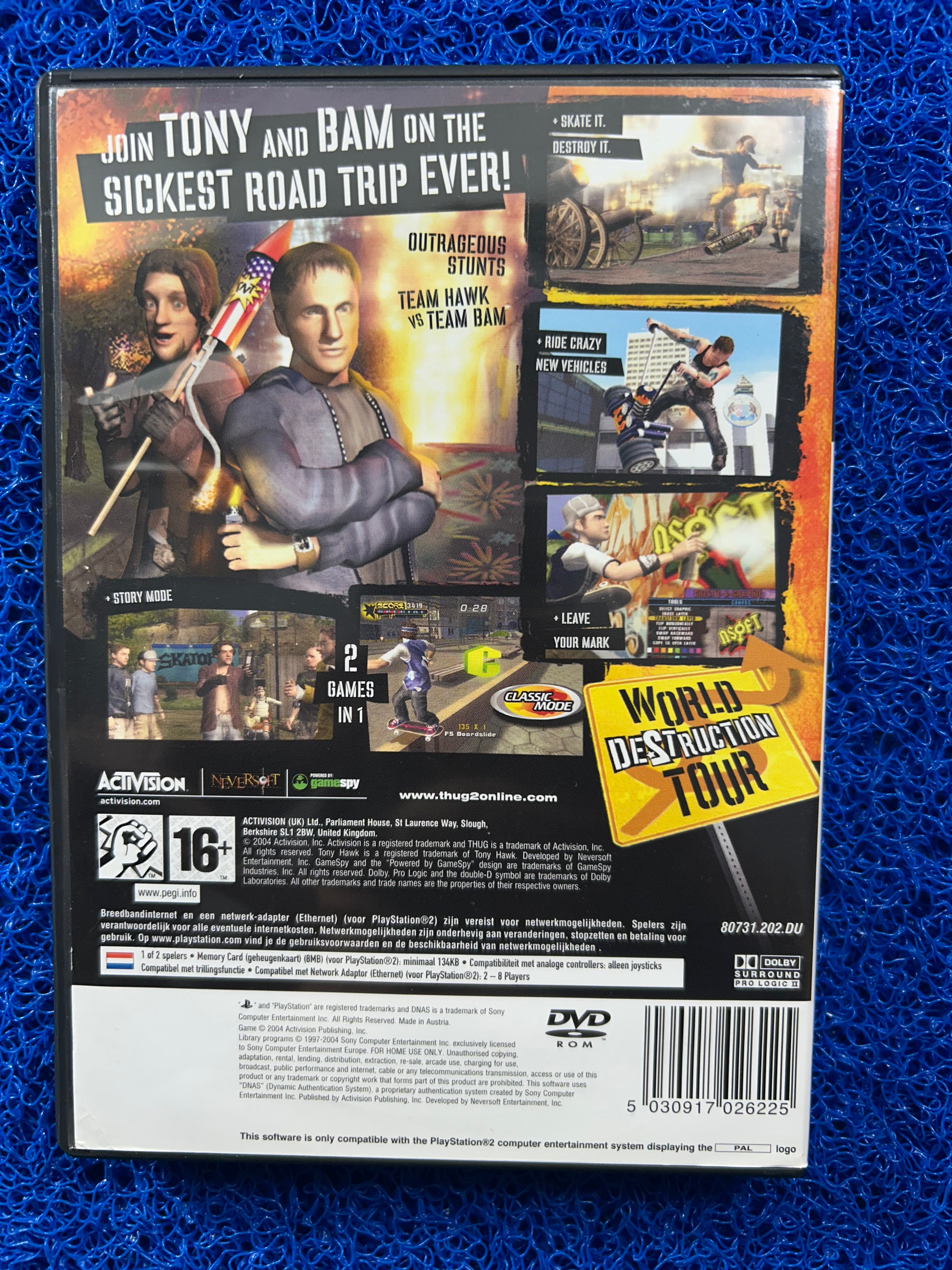 PS2 Tony hawk underground 2 (J)