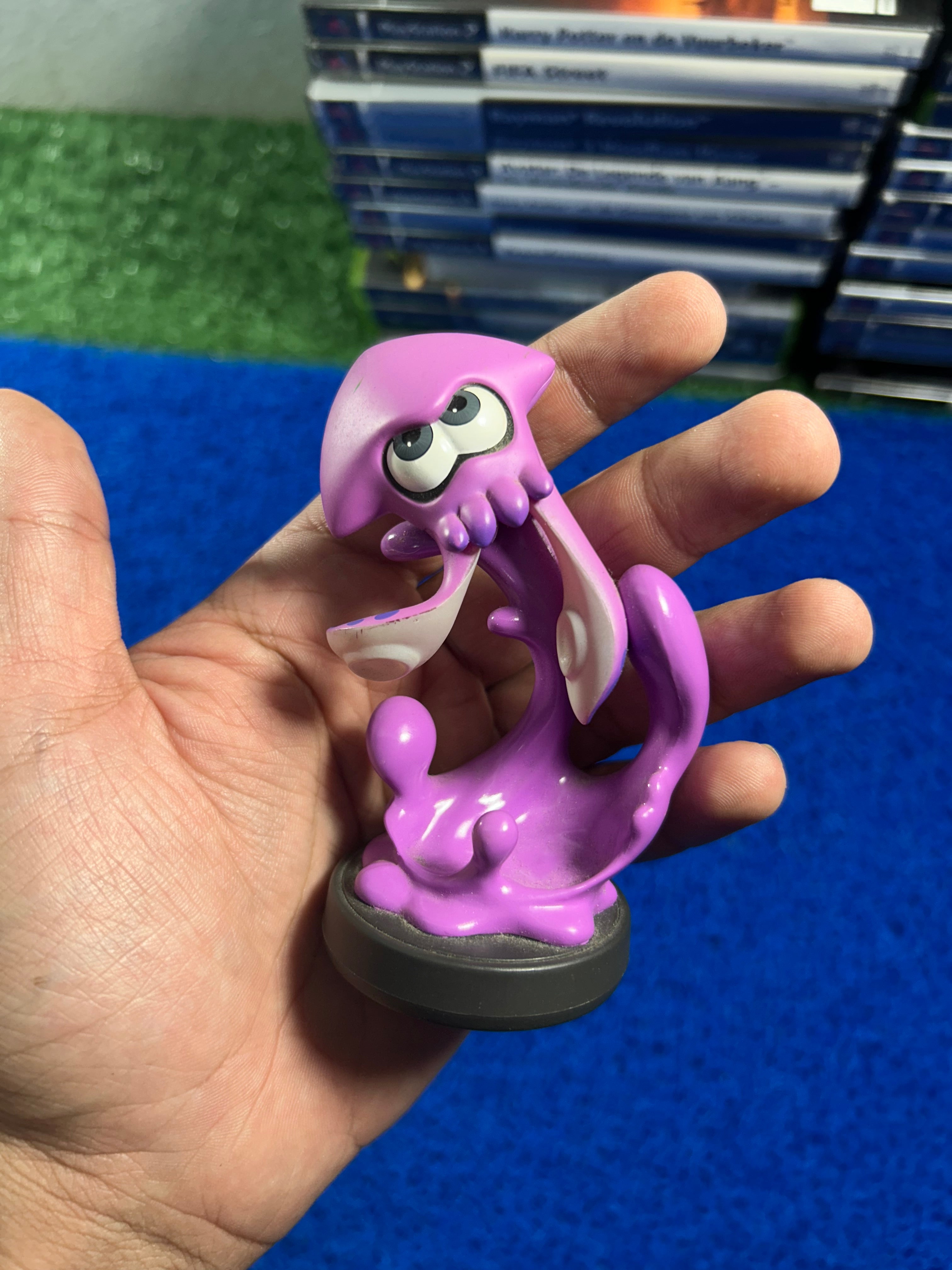 ACTION FIGURE Squid neon purple
