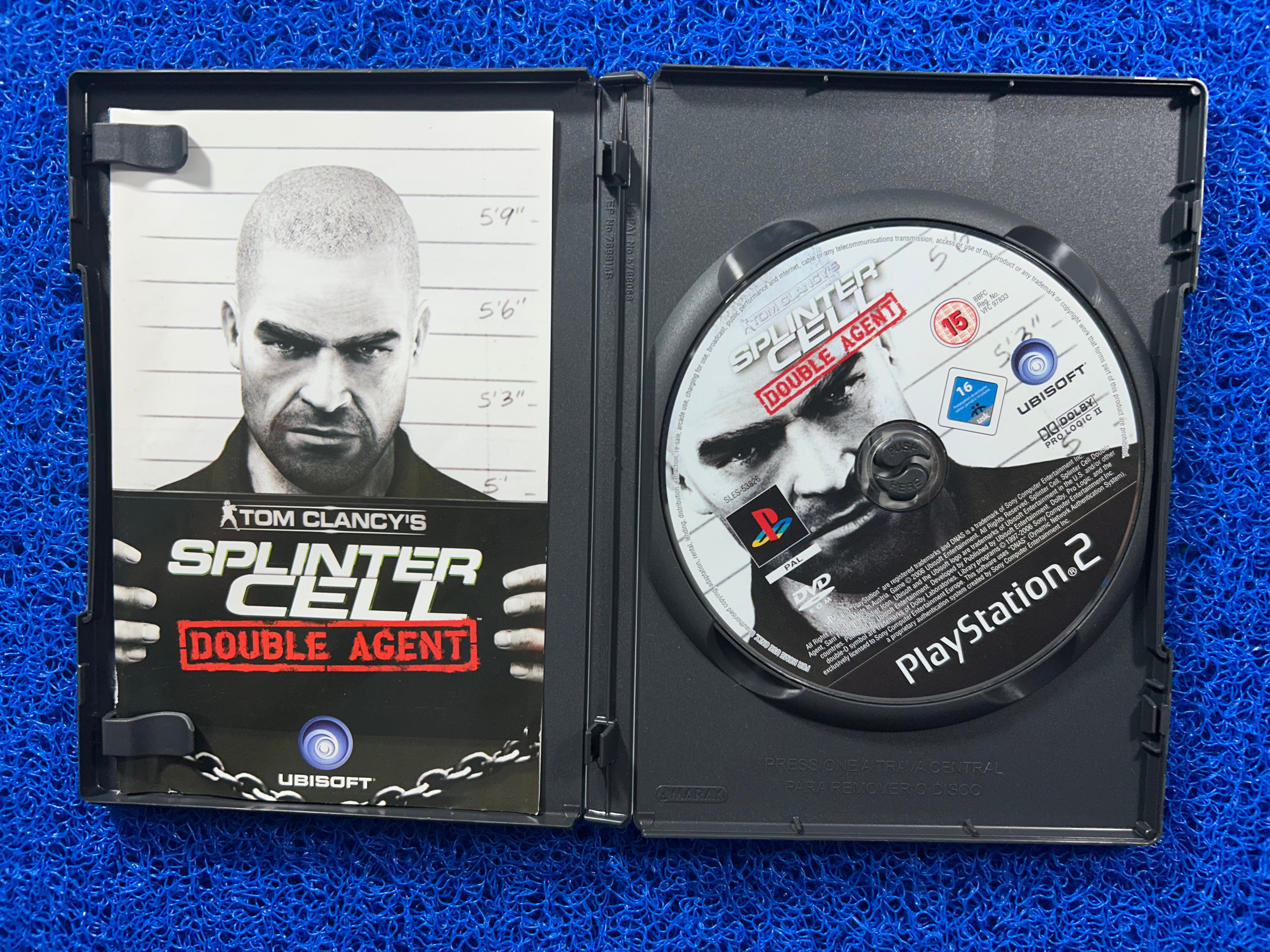 PS2 Splinter cell double agent (E)