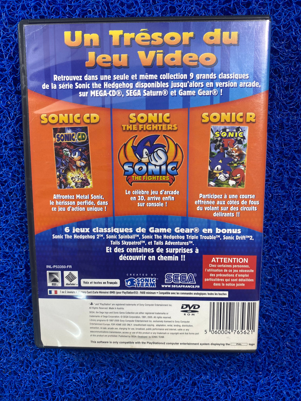 PS2# Sonic mega collection gems (E)