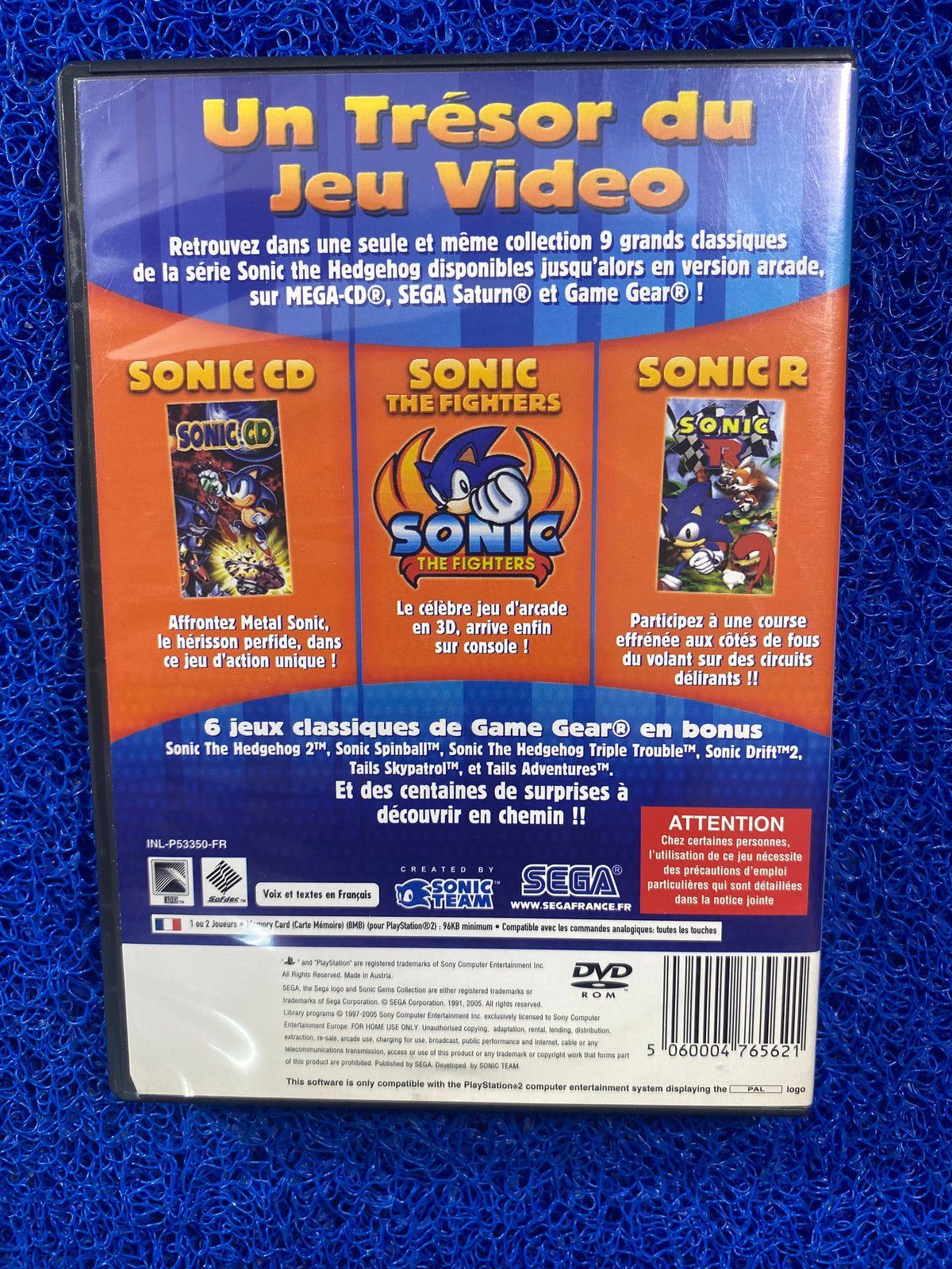 PS2# Sonic mega collection gems (E)