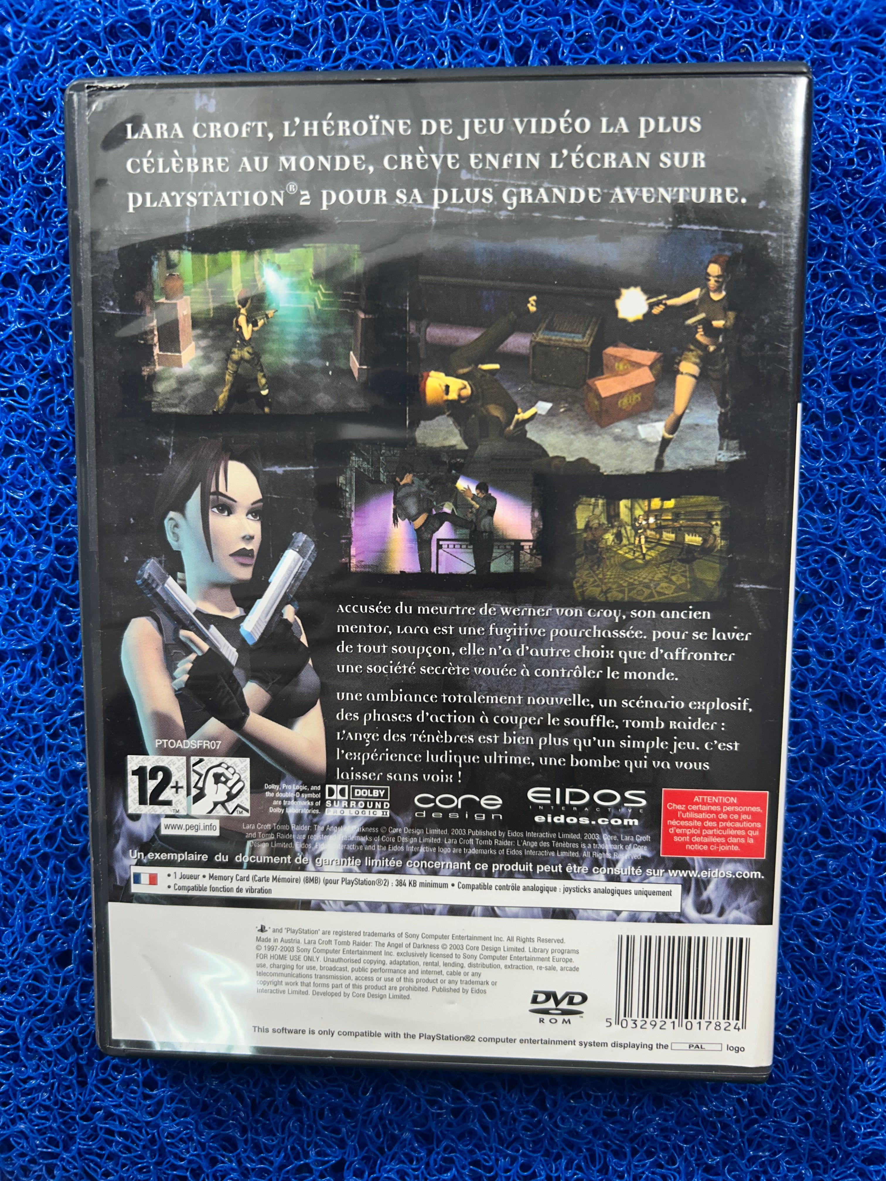 PS2 Tomb raider the legend of dark (E)