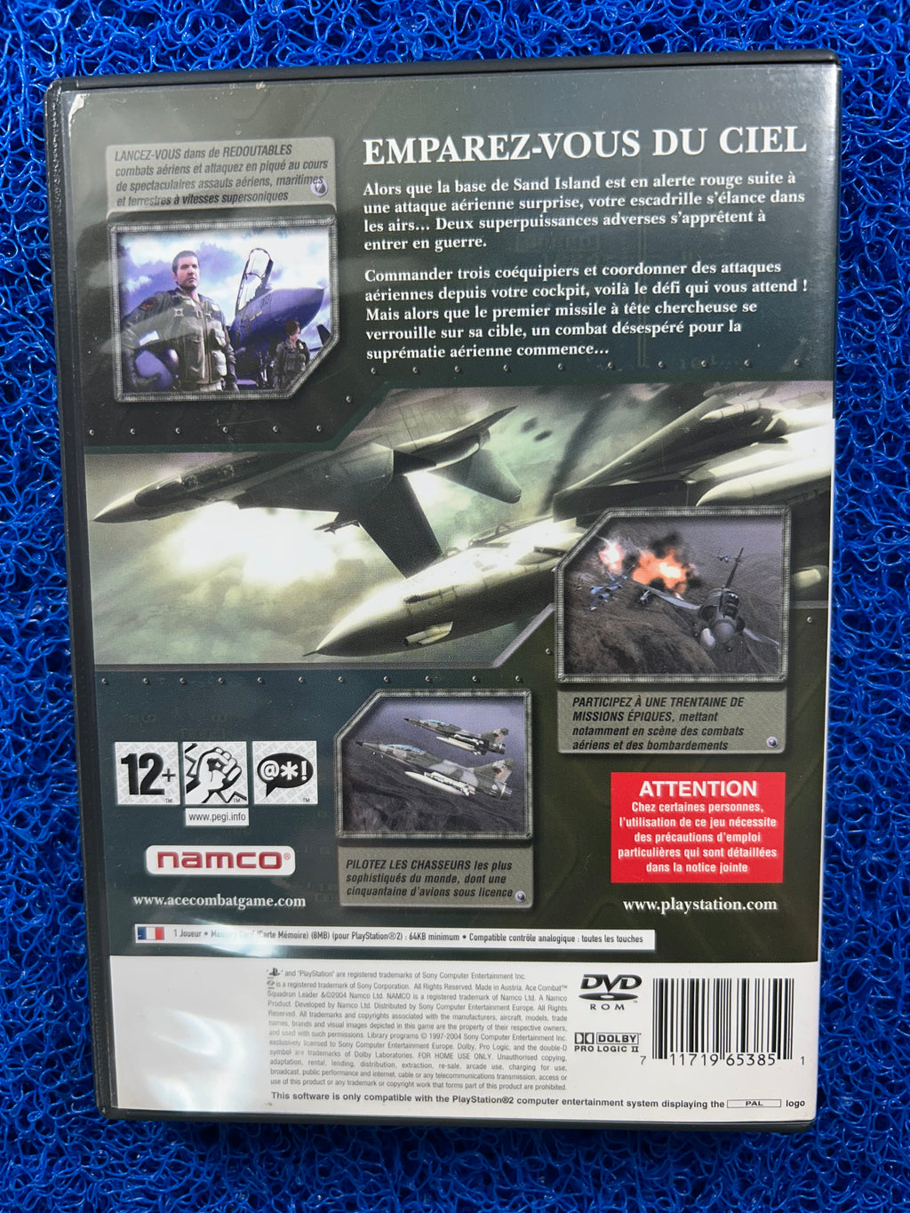 PS2 Ace combat squadron leader (E)