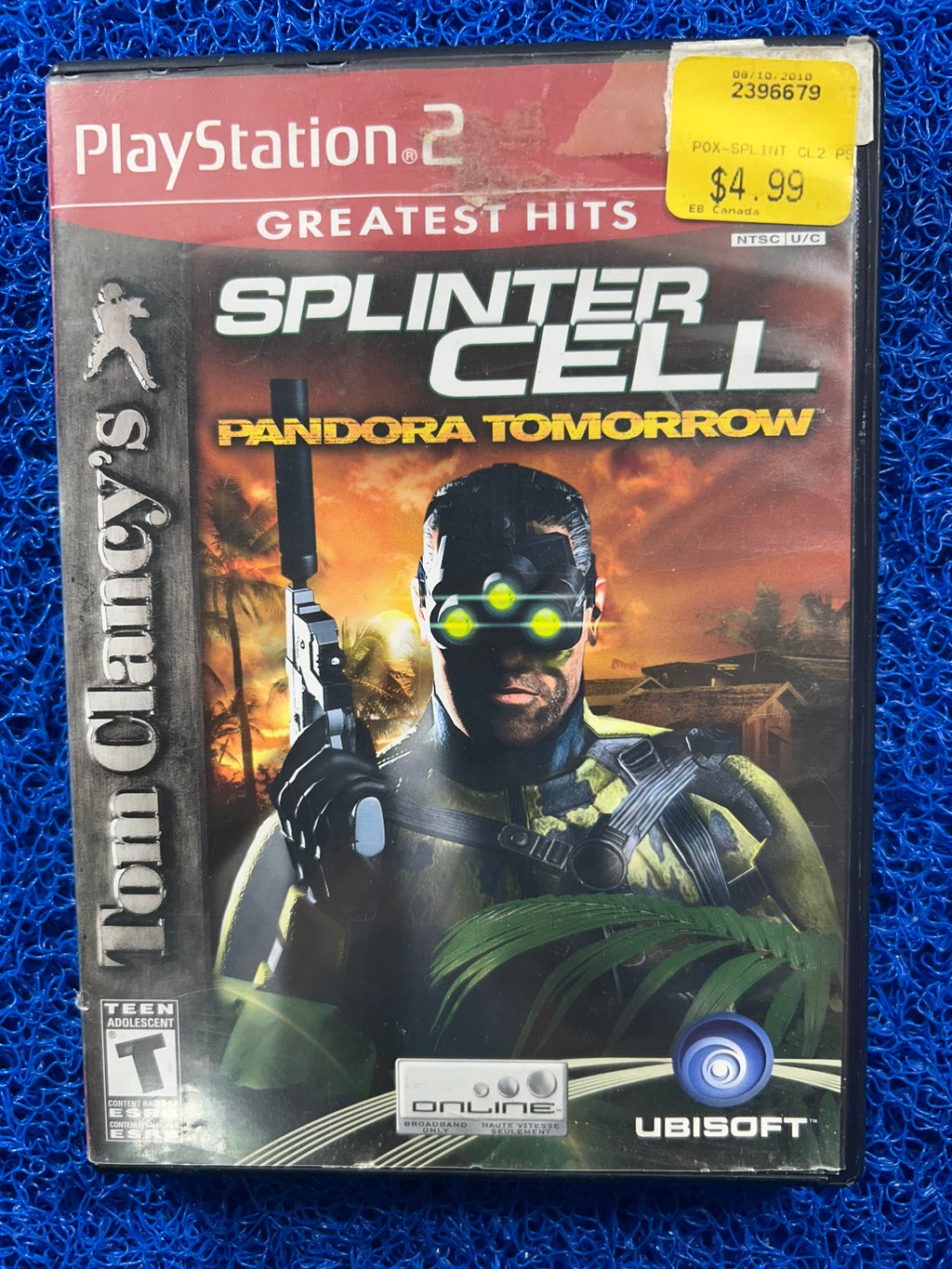 PS2 Splinter cell Pandora tomorrow (A)