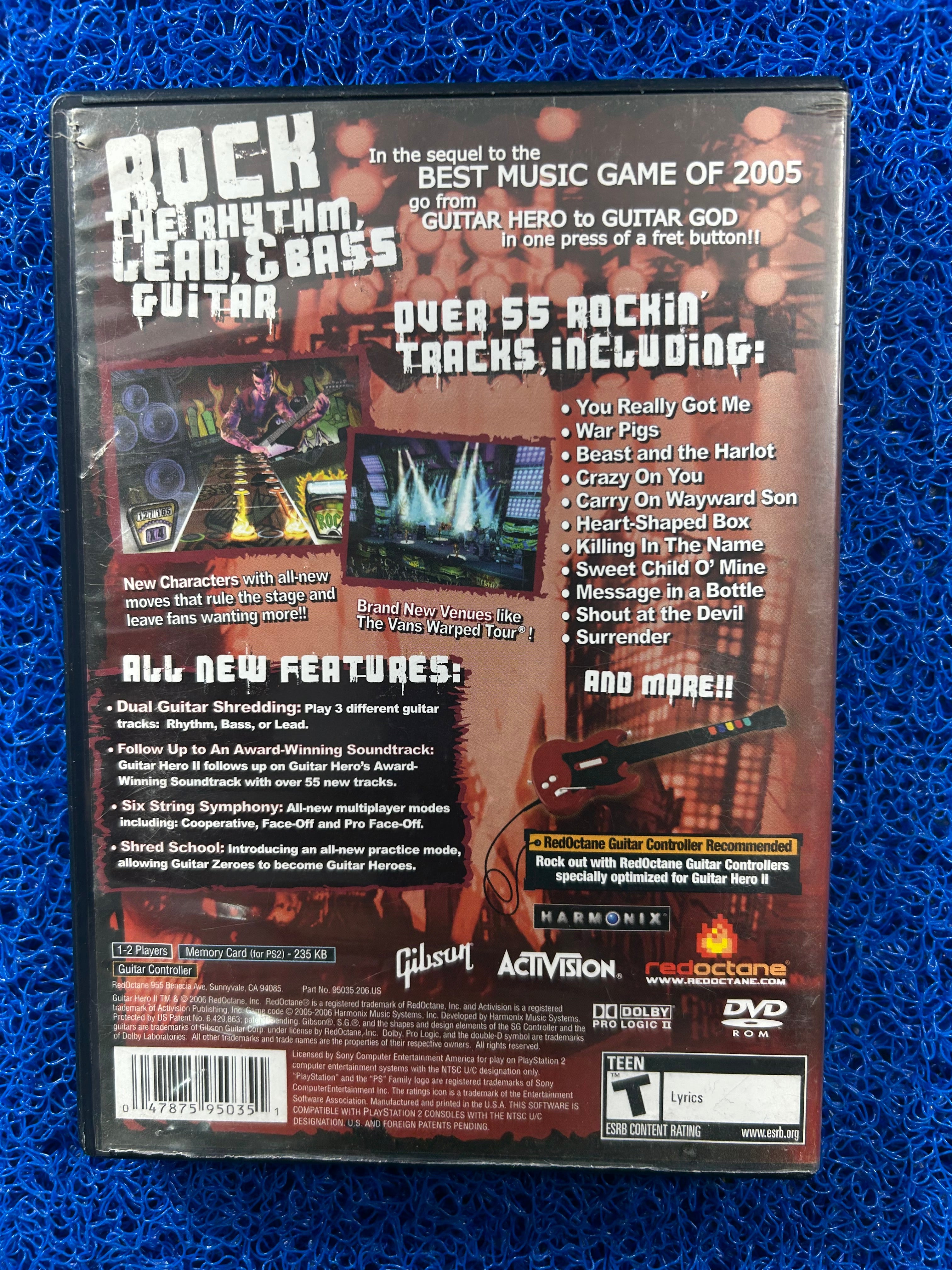PS2 Guitar hero II (A)