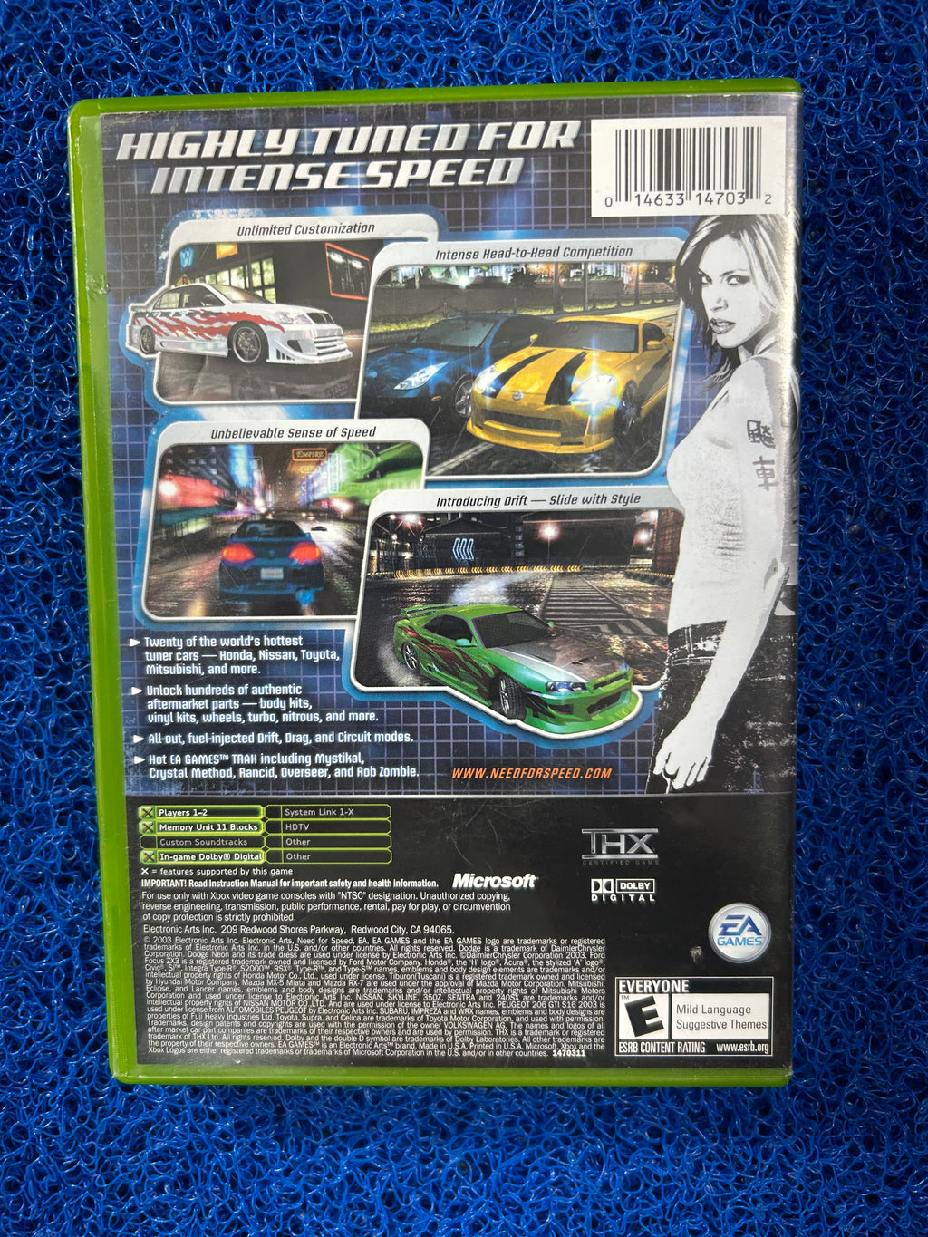 XBOX# Need for speed underground (A)