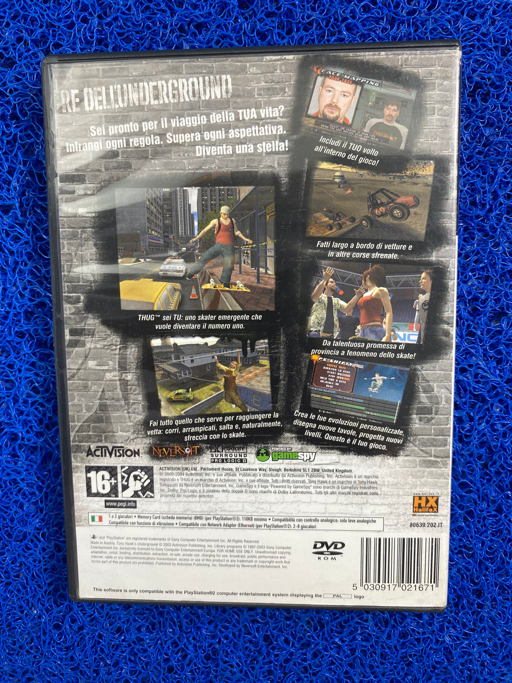 PS2# Tony hawk underground (E)