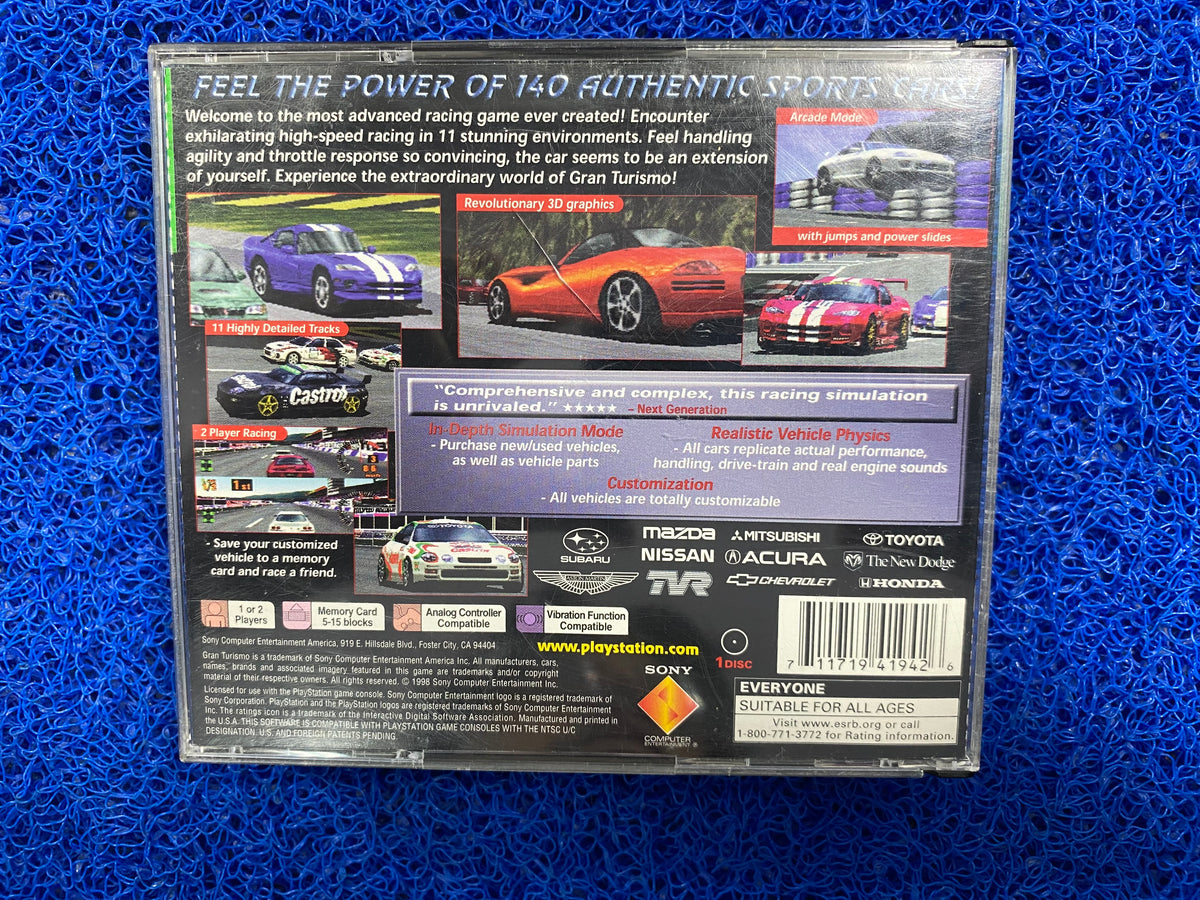 PS1# Gran turismo (A)