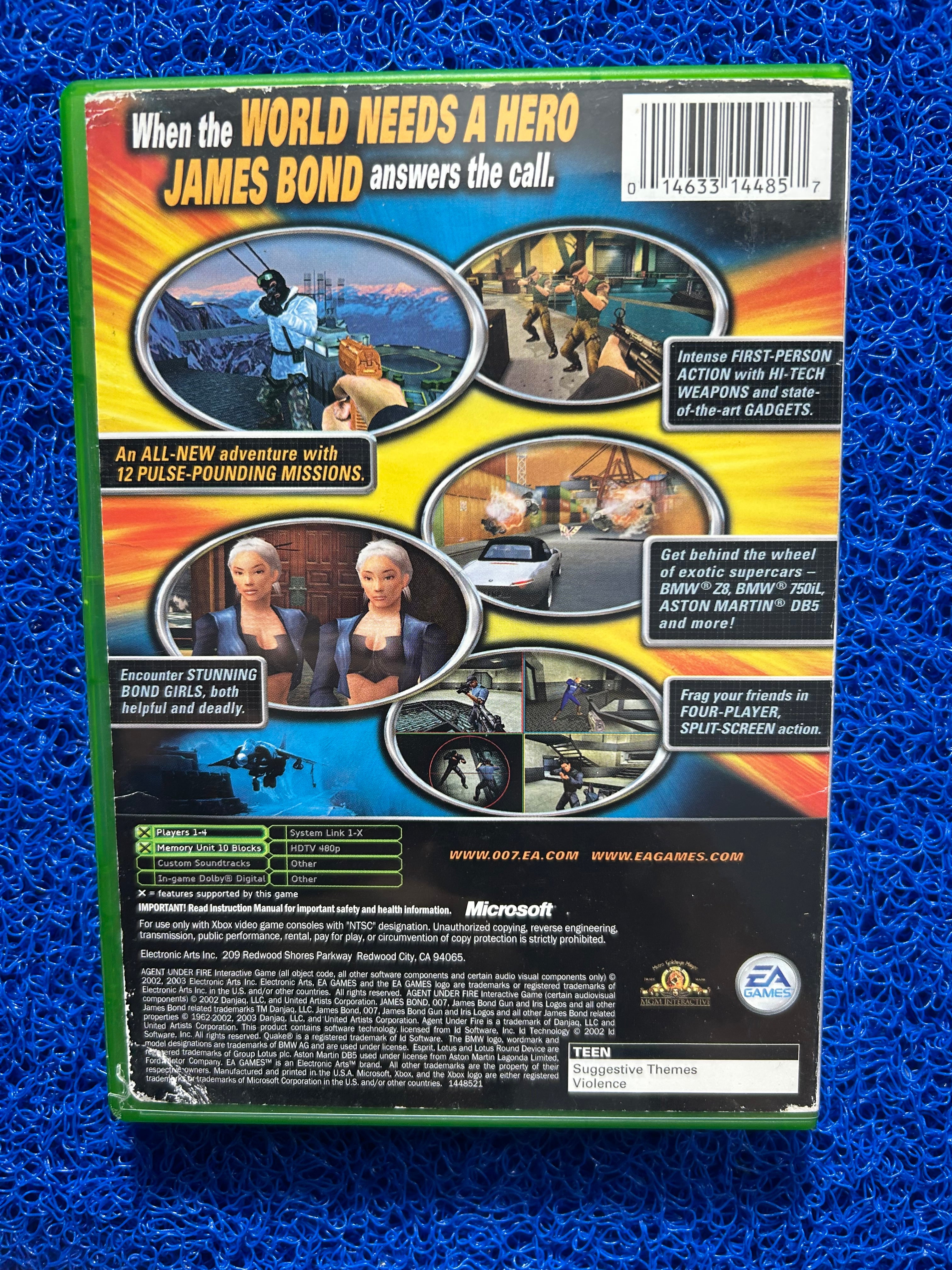 XBOX 007 Agent under fire (A)