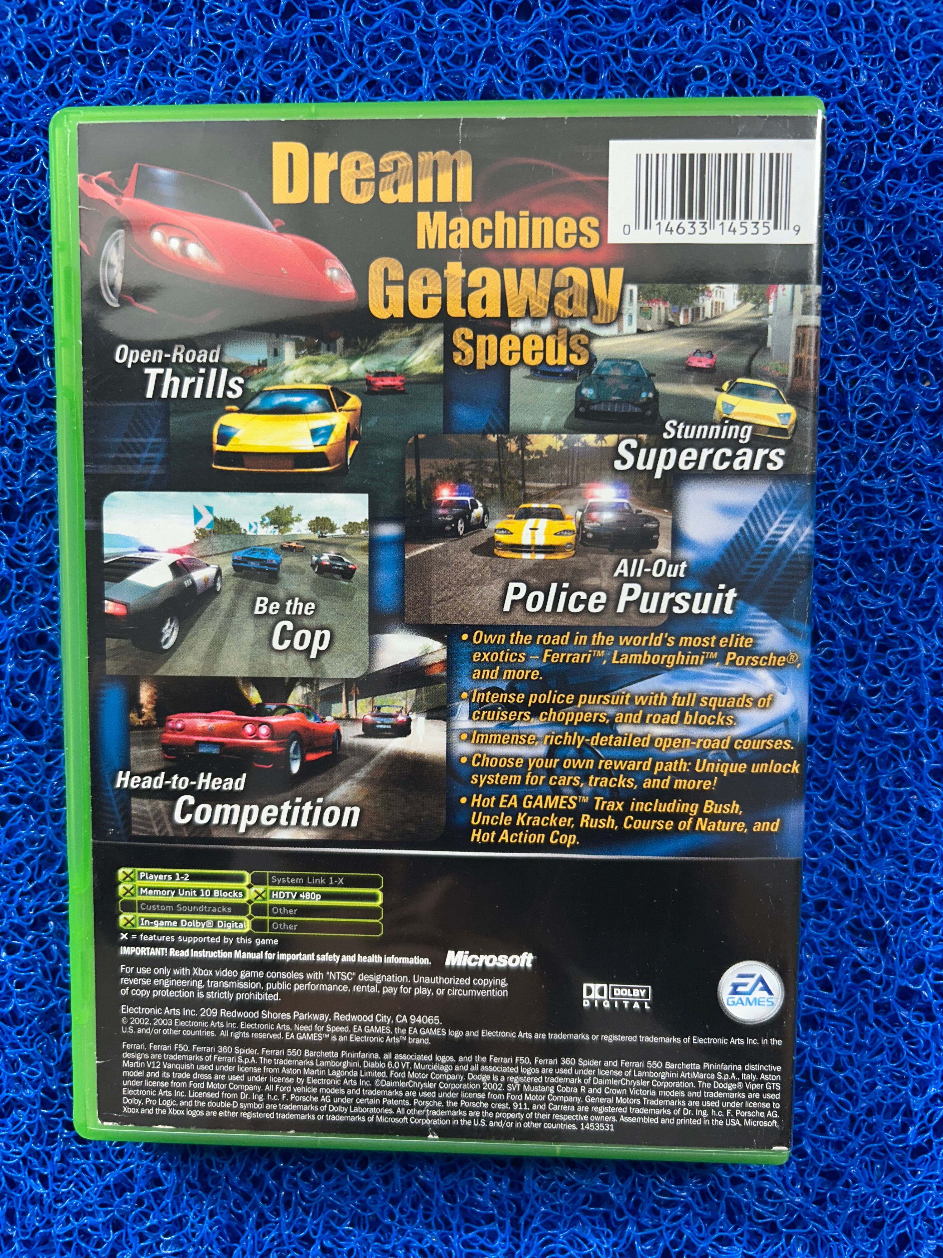 XBOX Need for speed hot pursuit 2 (A)