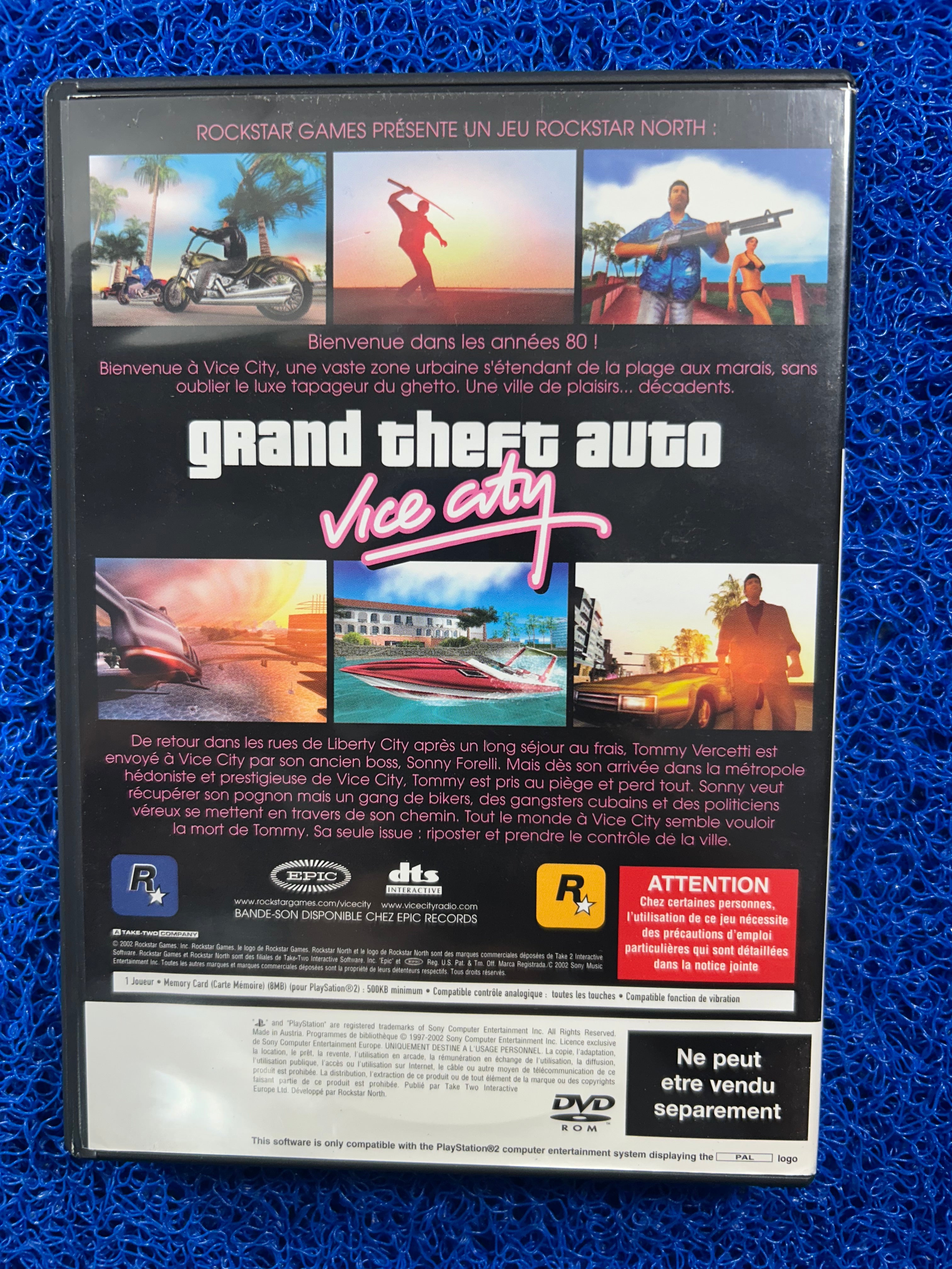 PS2 GTA Vice city (E)