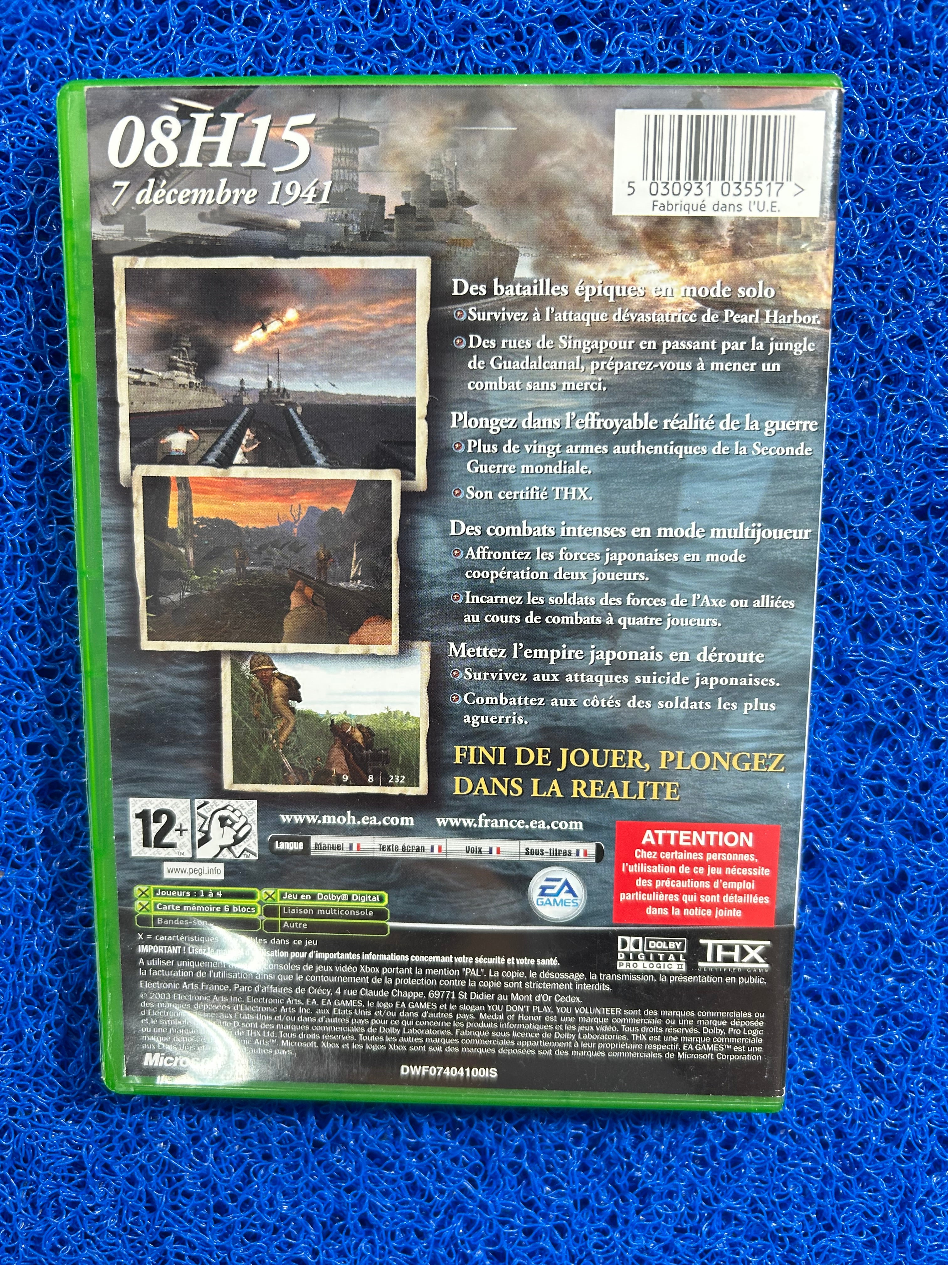 XBOX Medal of honor rising sun (E)