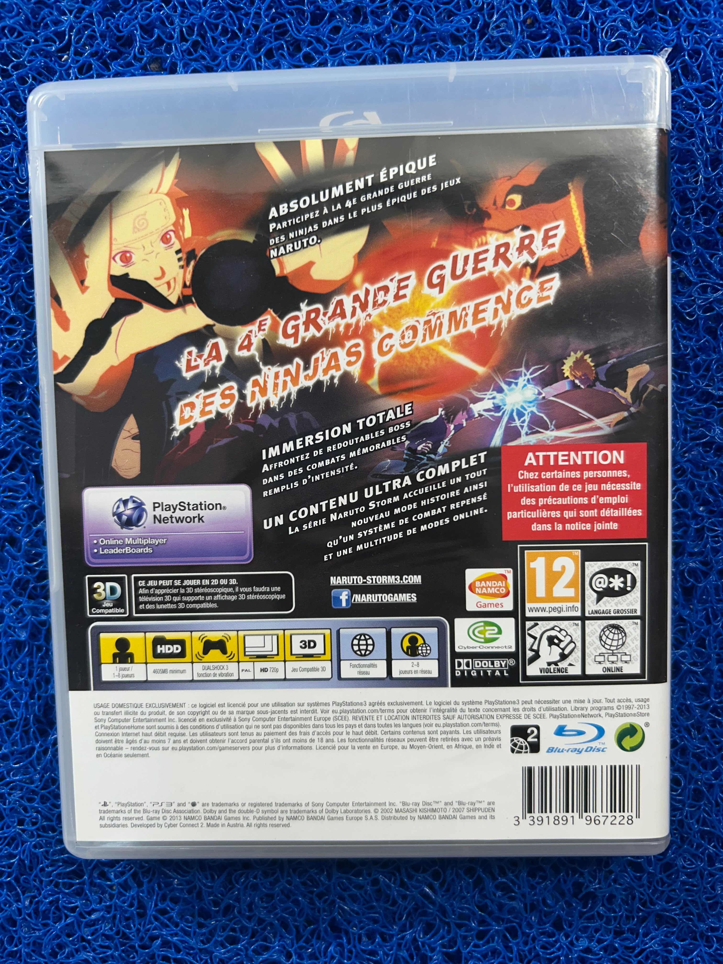 PS3 Naruto ultimate ninja storm 3