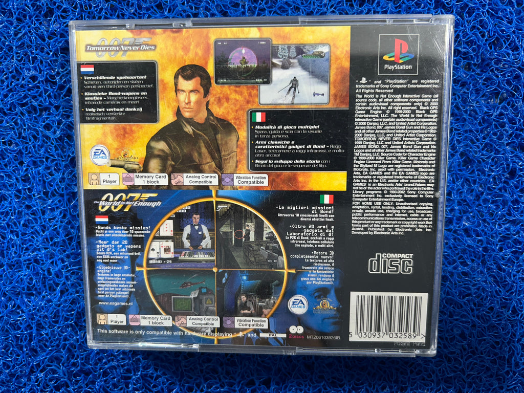 PS1# 007 2 games (E)