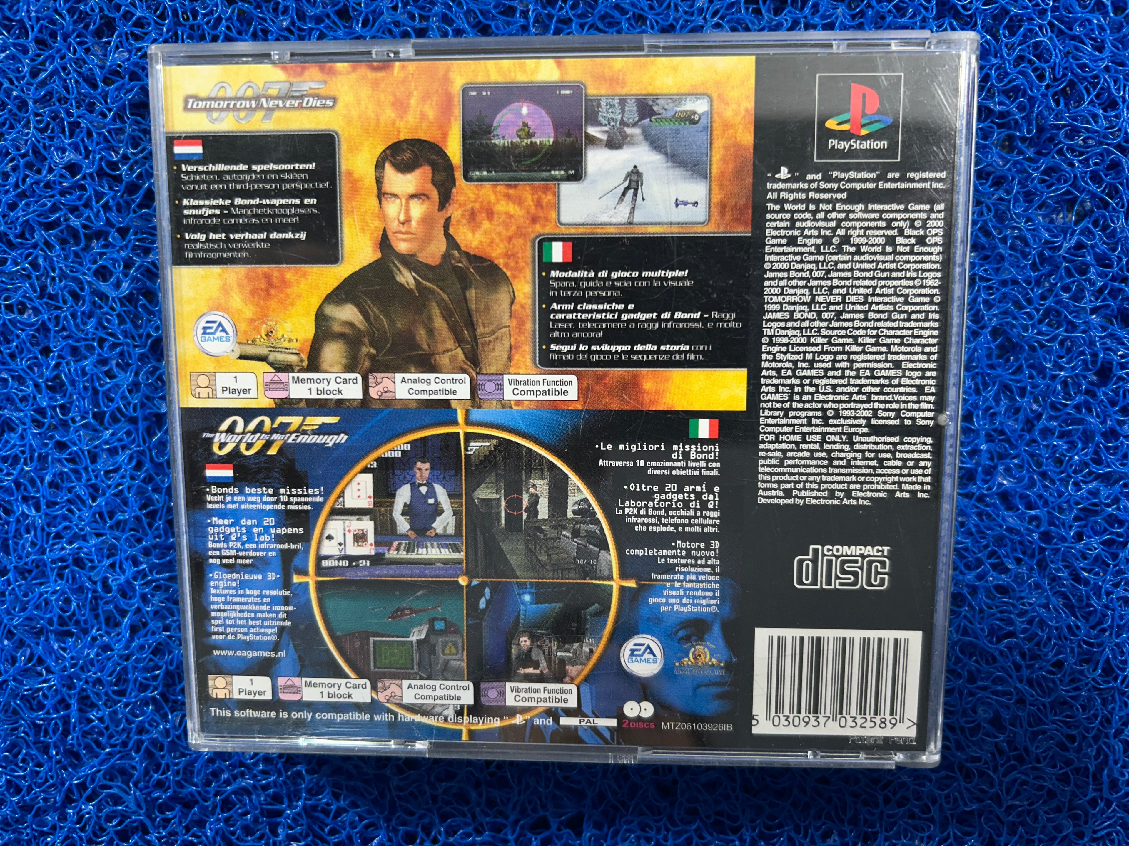 PS1# 007 2 games (E)