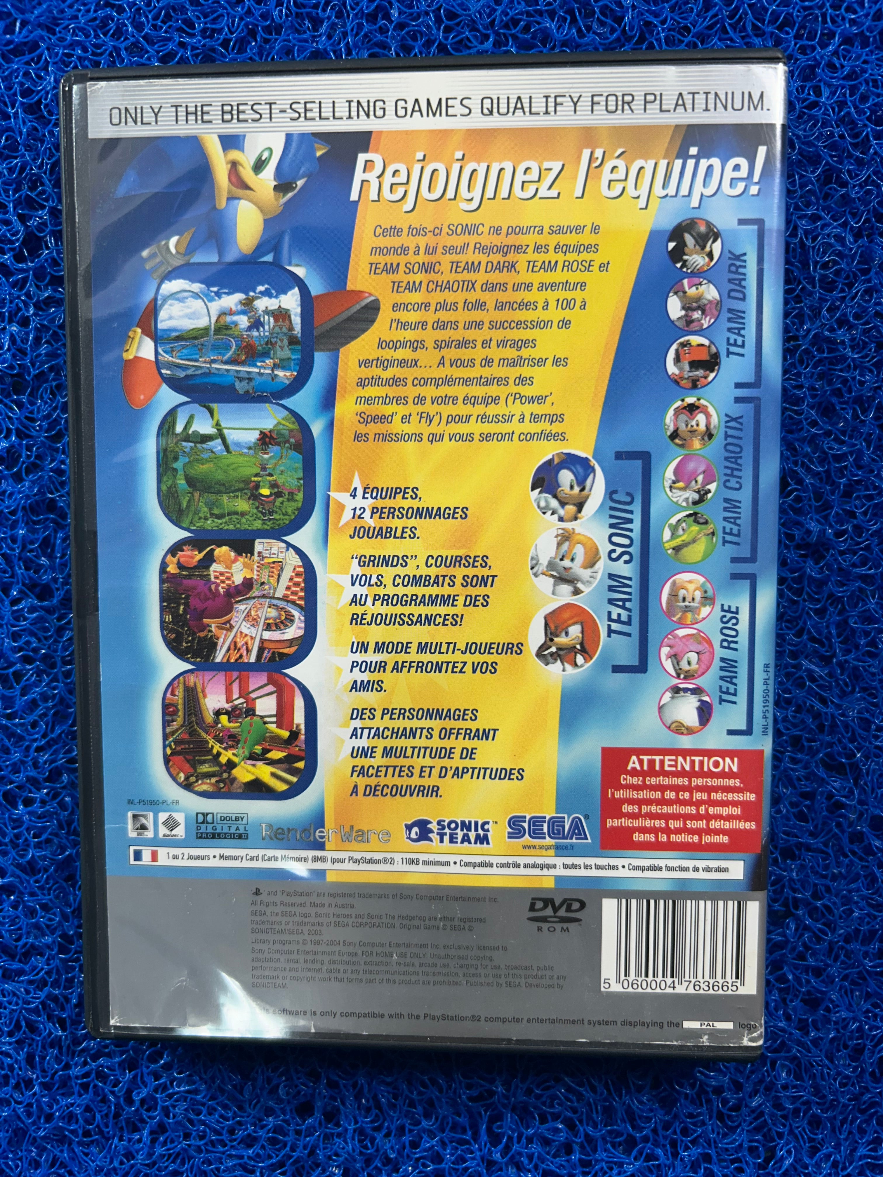PS2 Sonic Heroes (E)