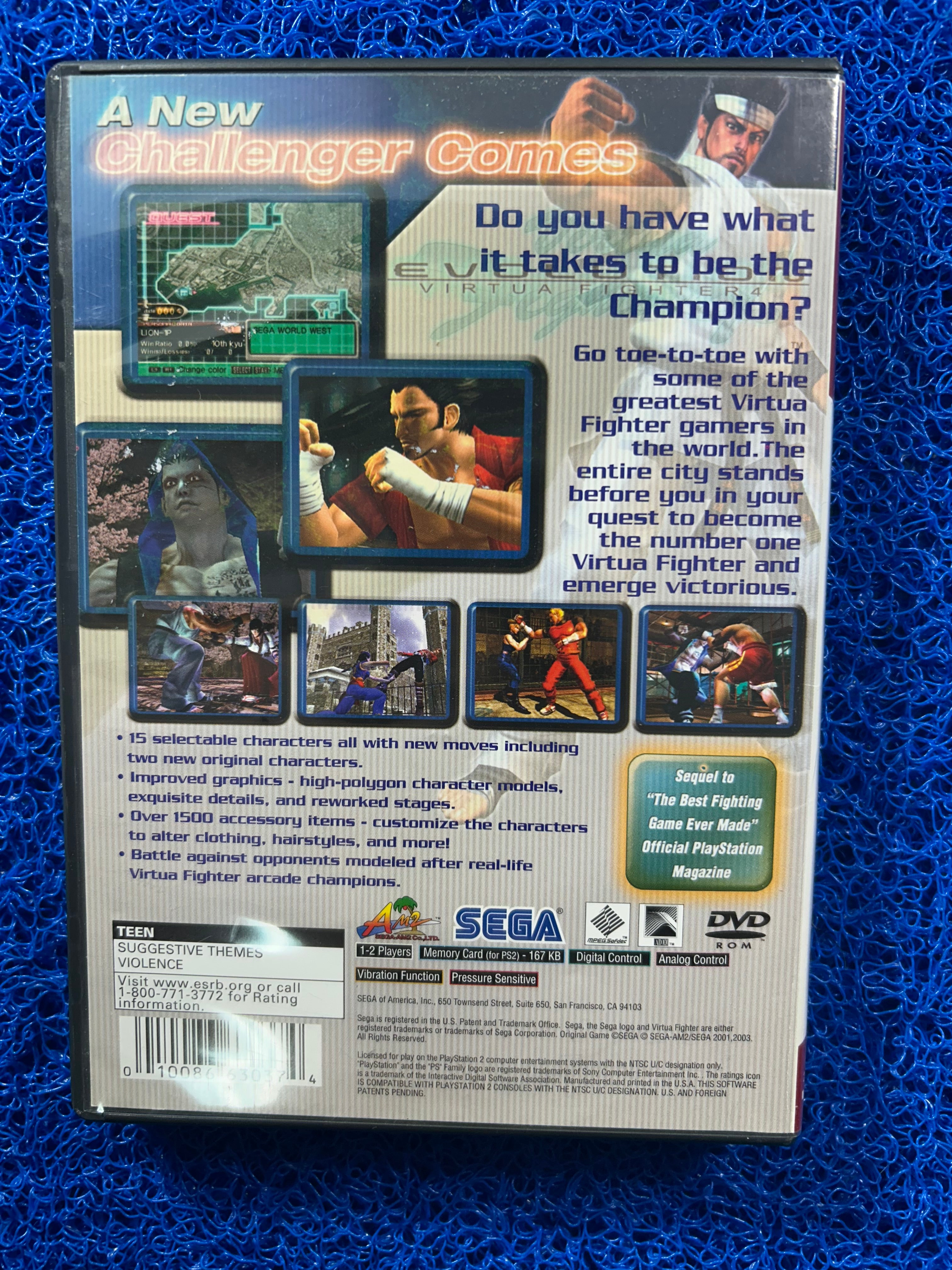 PS2 Virtua fighter 4 Evolution (A)