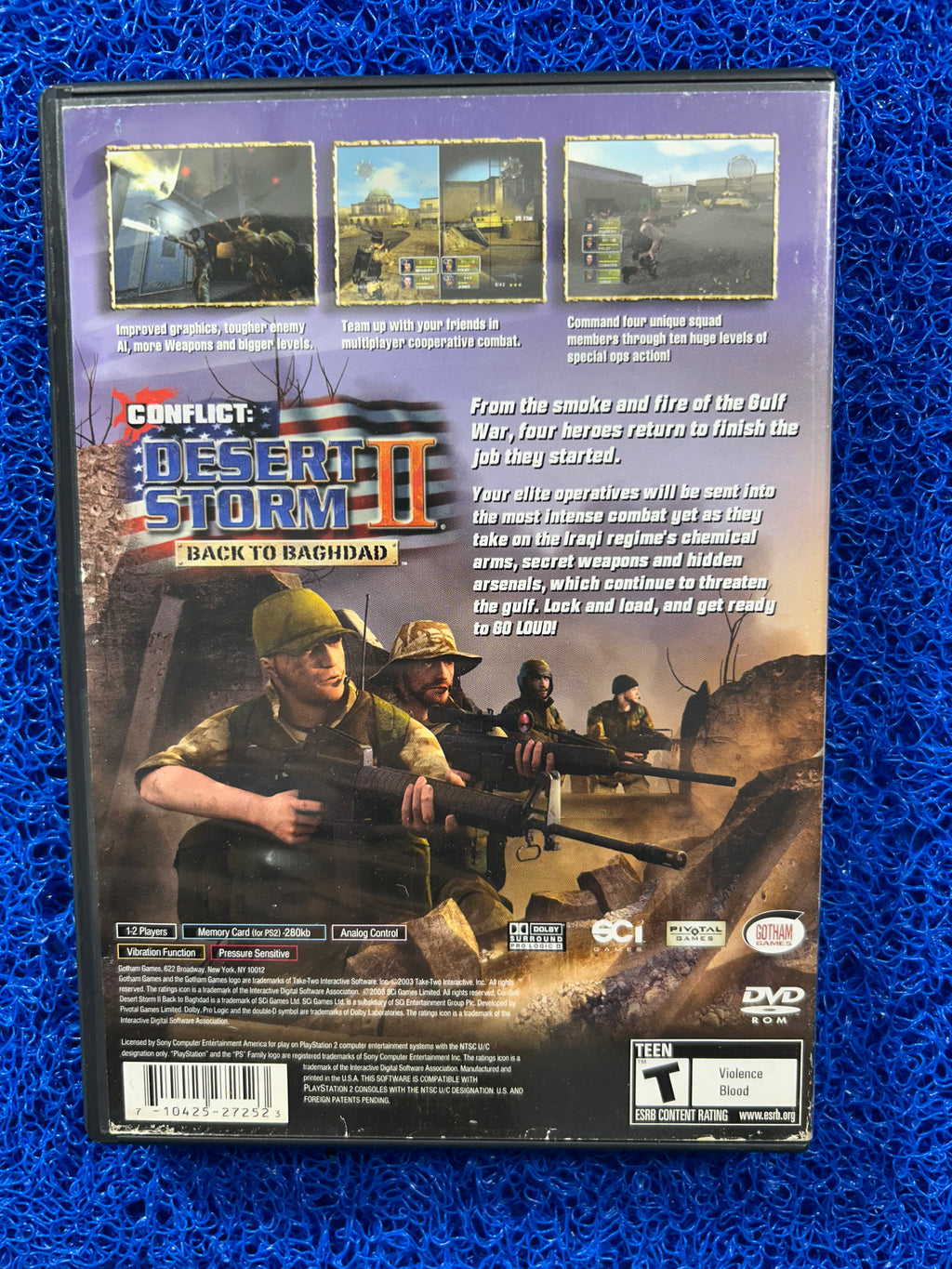 PS2 Conflict desert storm II (A)