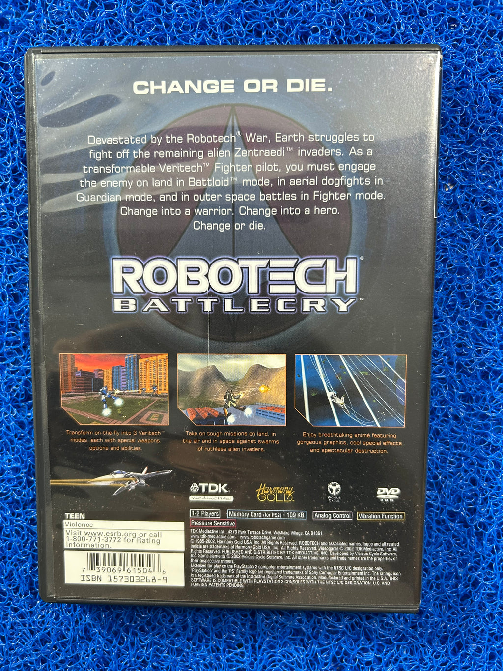 PS2 Robotech battlecry (A)