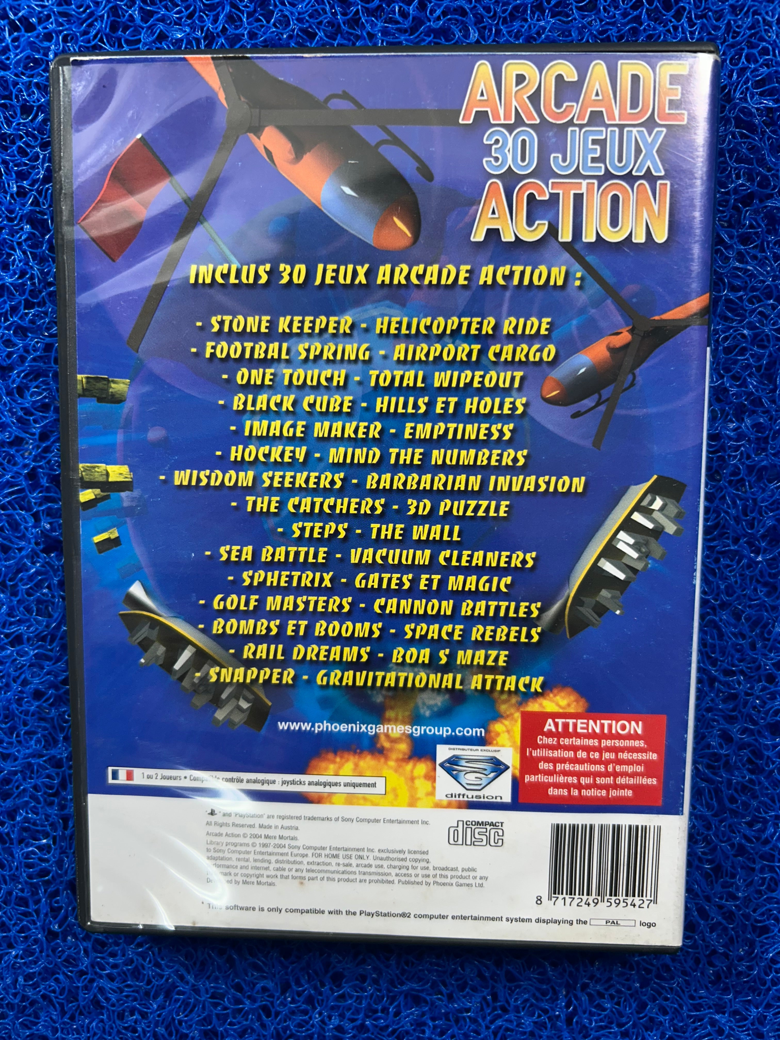 PS2 Arcade 30 games action (E)