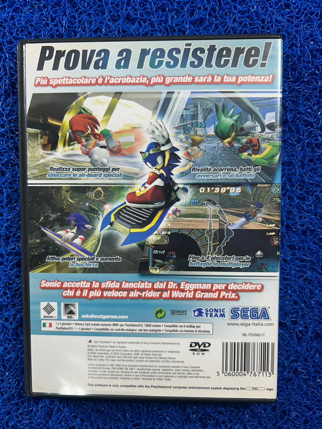 PS2 Sonic riders (E)