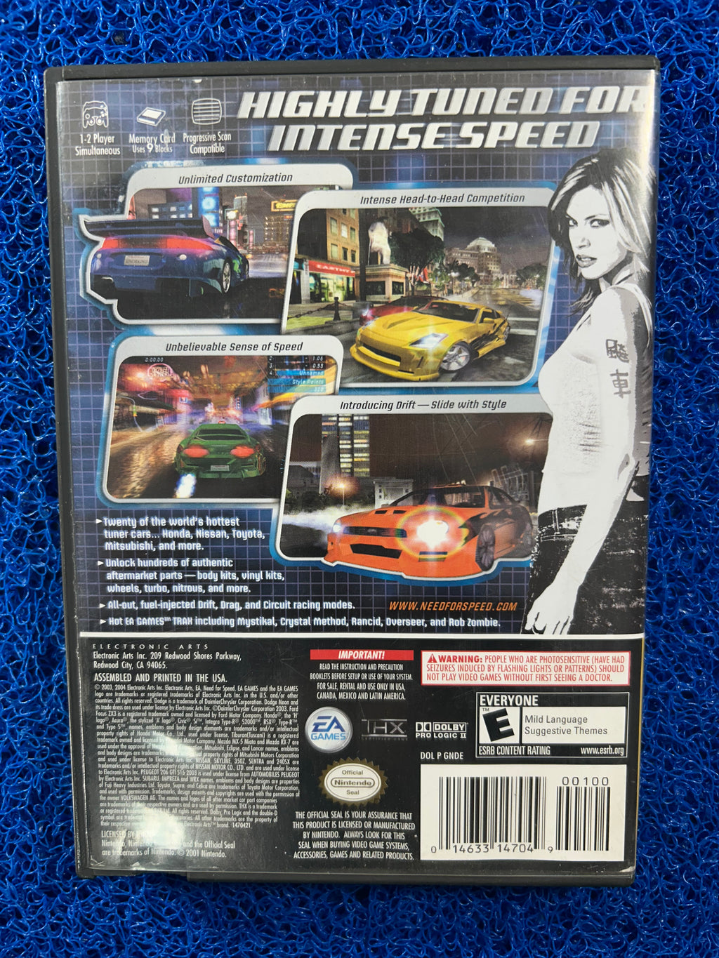 GAMECUBE Need for speed underground (A)