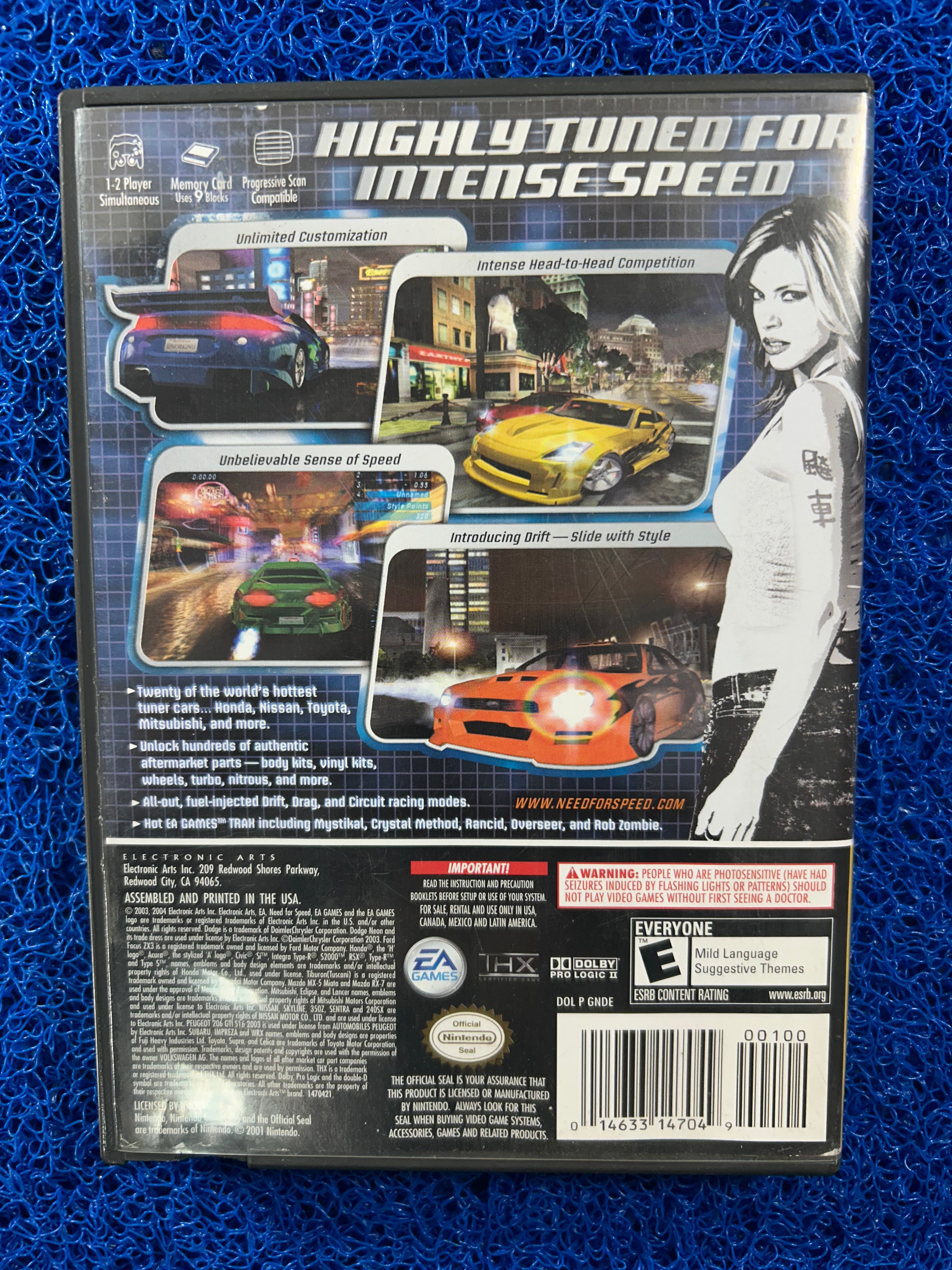 GAMECUBE Need for speed underground (A)