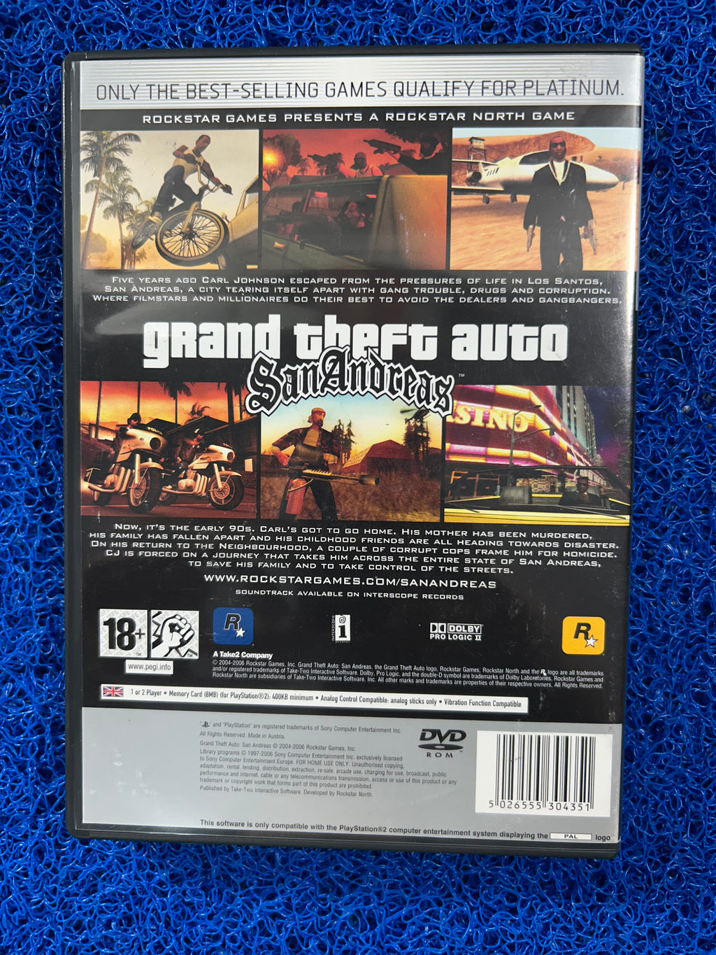 PS2# GTA San andreas (E)