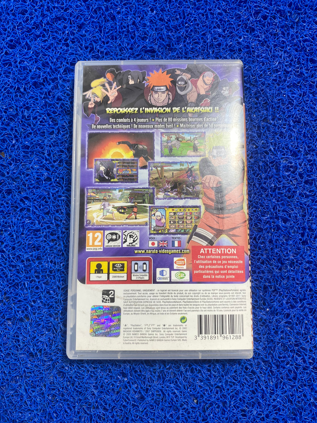 PSP# Naruto shippuden ultimate ninja heroes 3 (E)