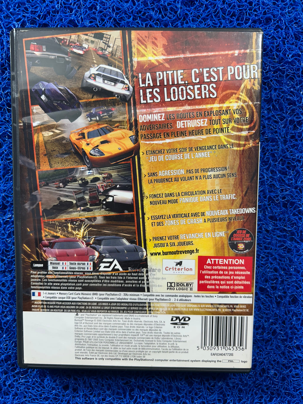 PS2 Burnout revenge (E)