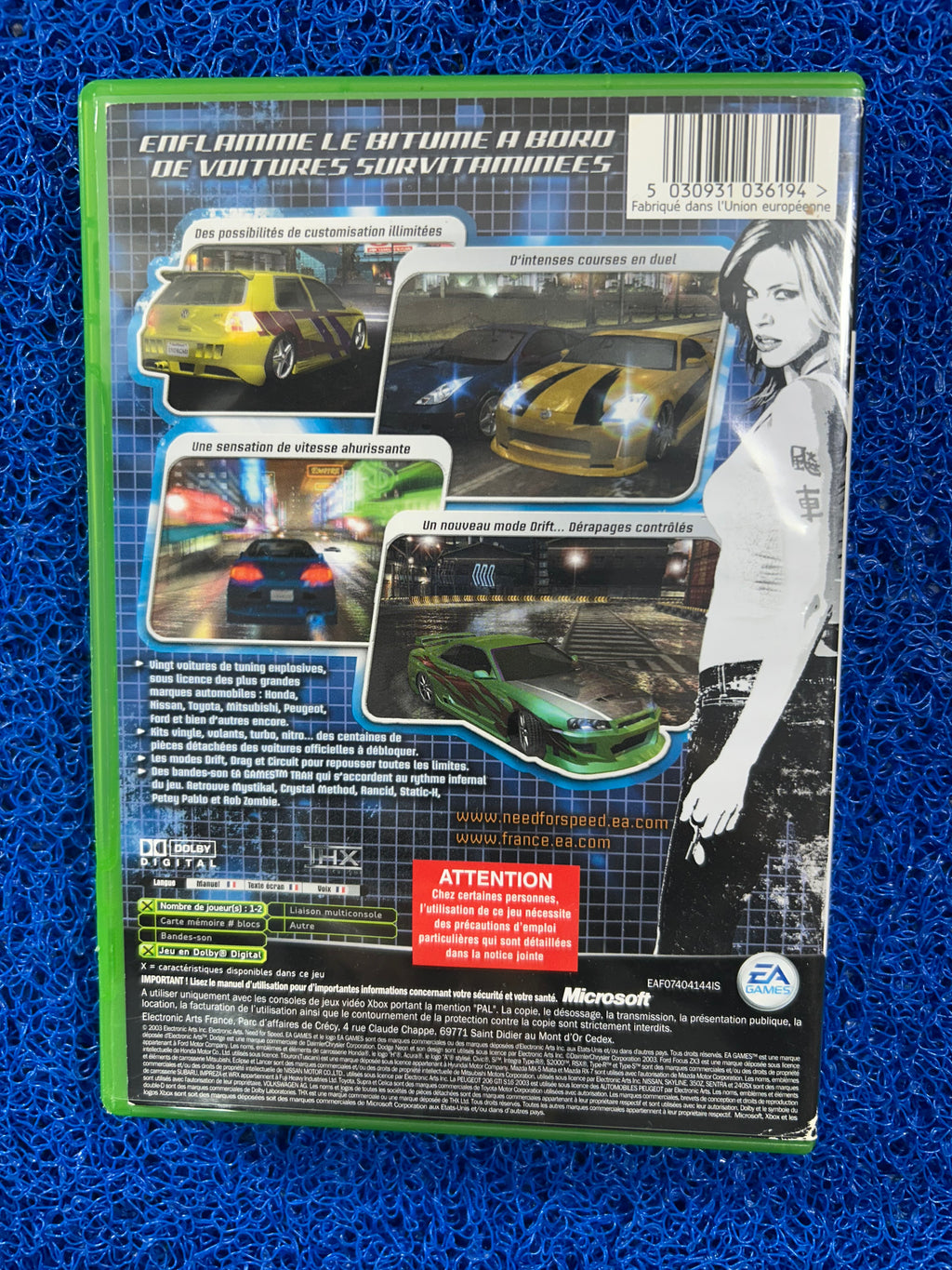 XBOX# Need for speed underground (E)