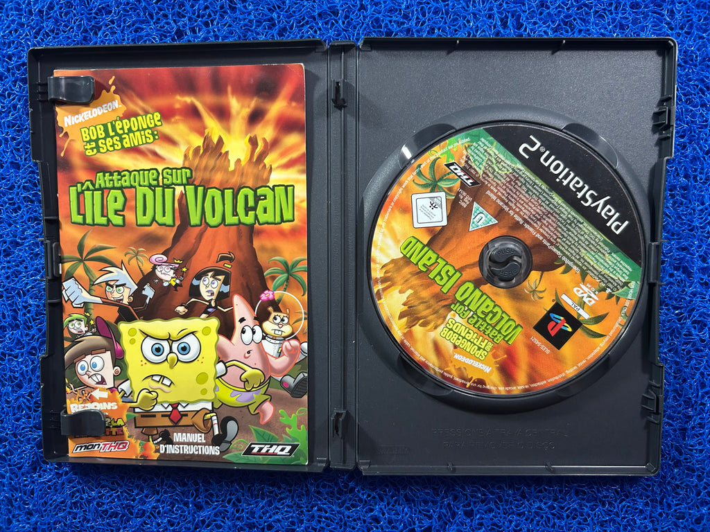 PS2 Spongebob squarepants and friends battle for volcano island (E)
