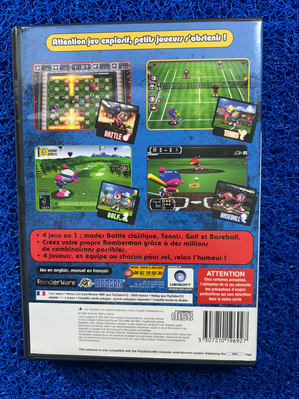 PS2 Bomberman hardball (E)