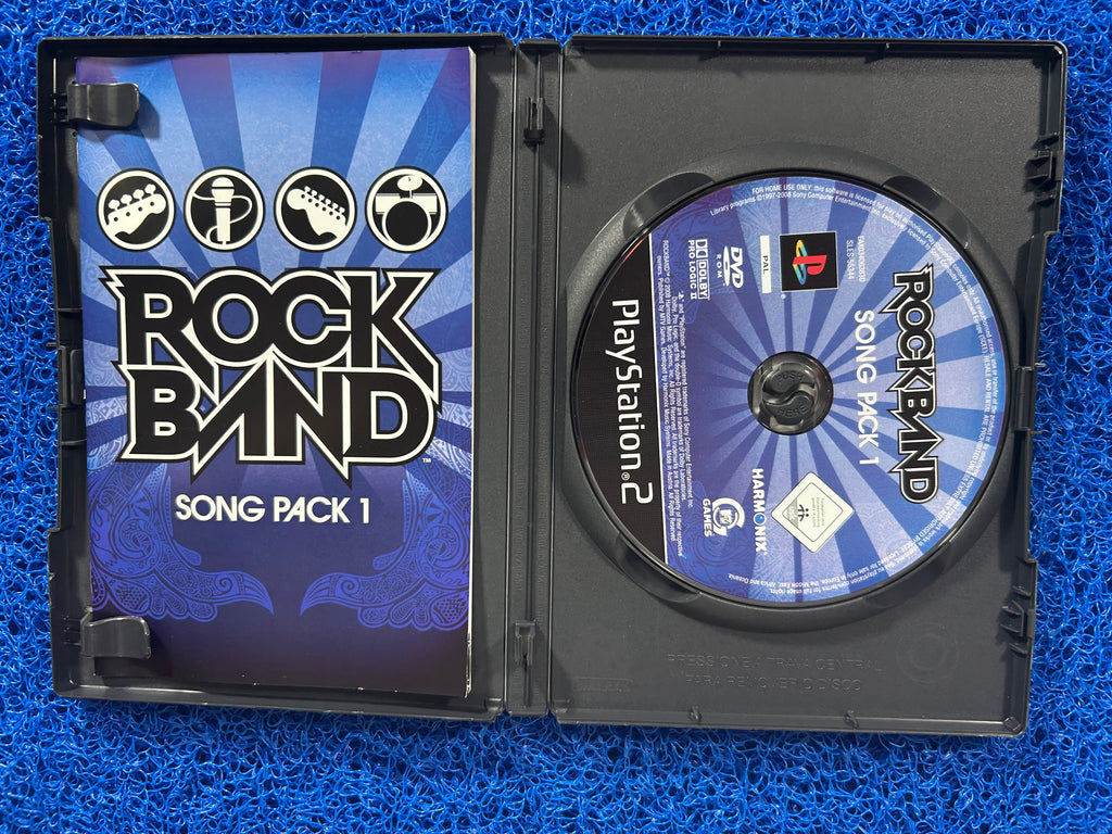 PS2 Rockband song pack 1 (E)
