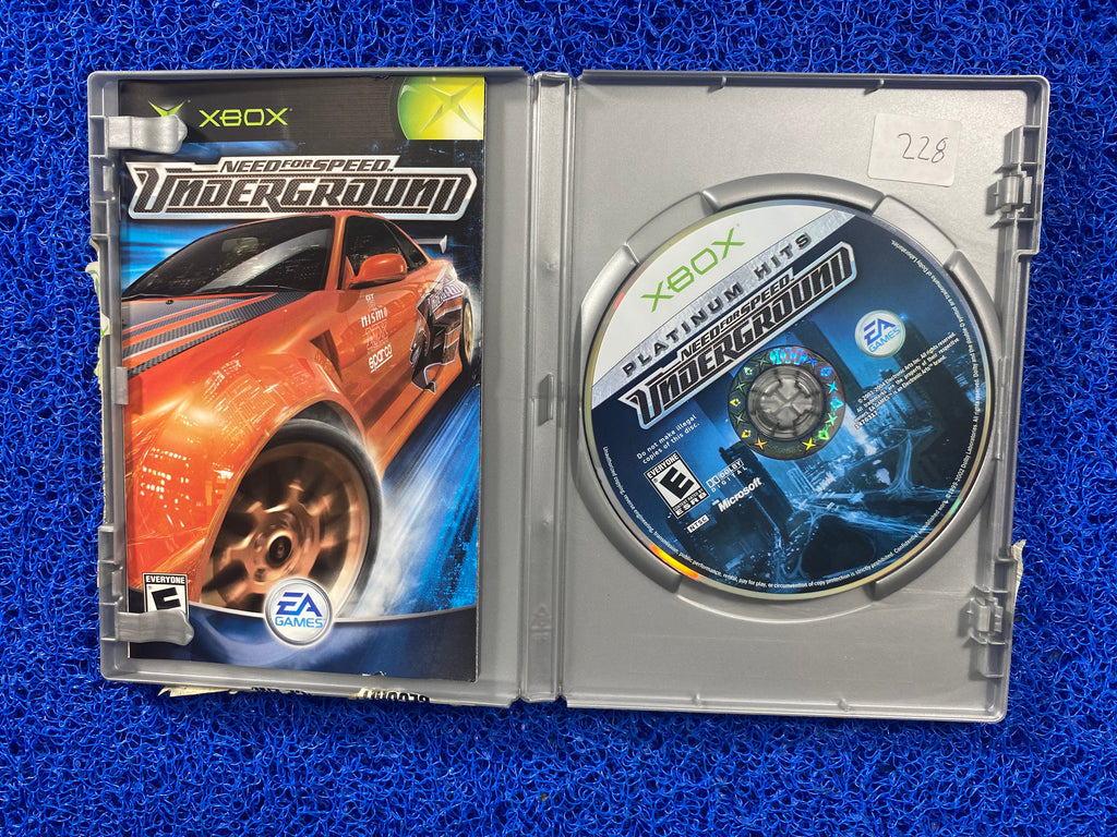 XBOX# Need for speed underground (A)