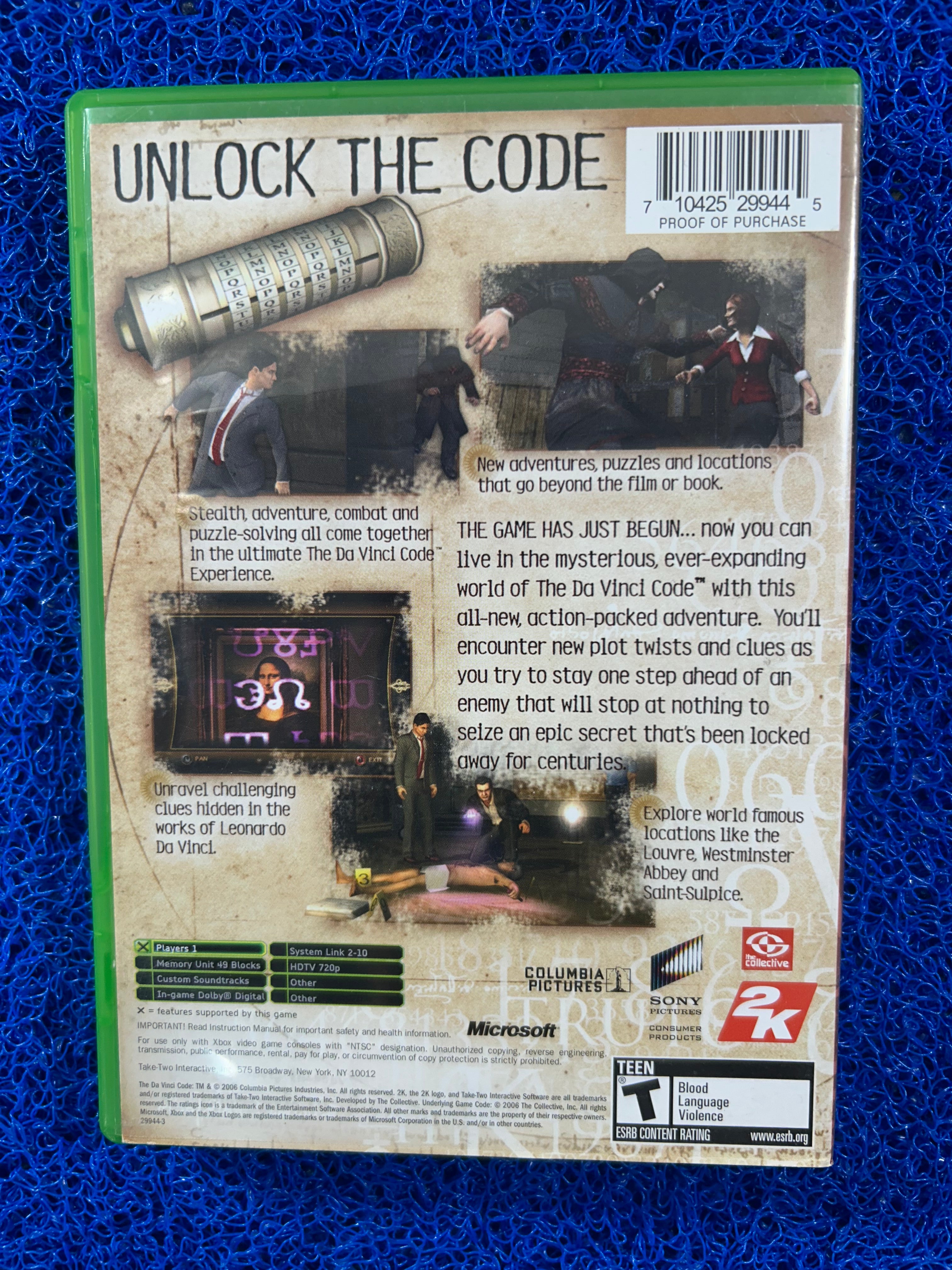XBOX# Davinci code (A)