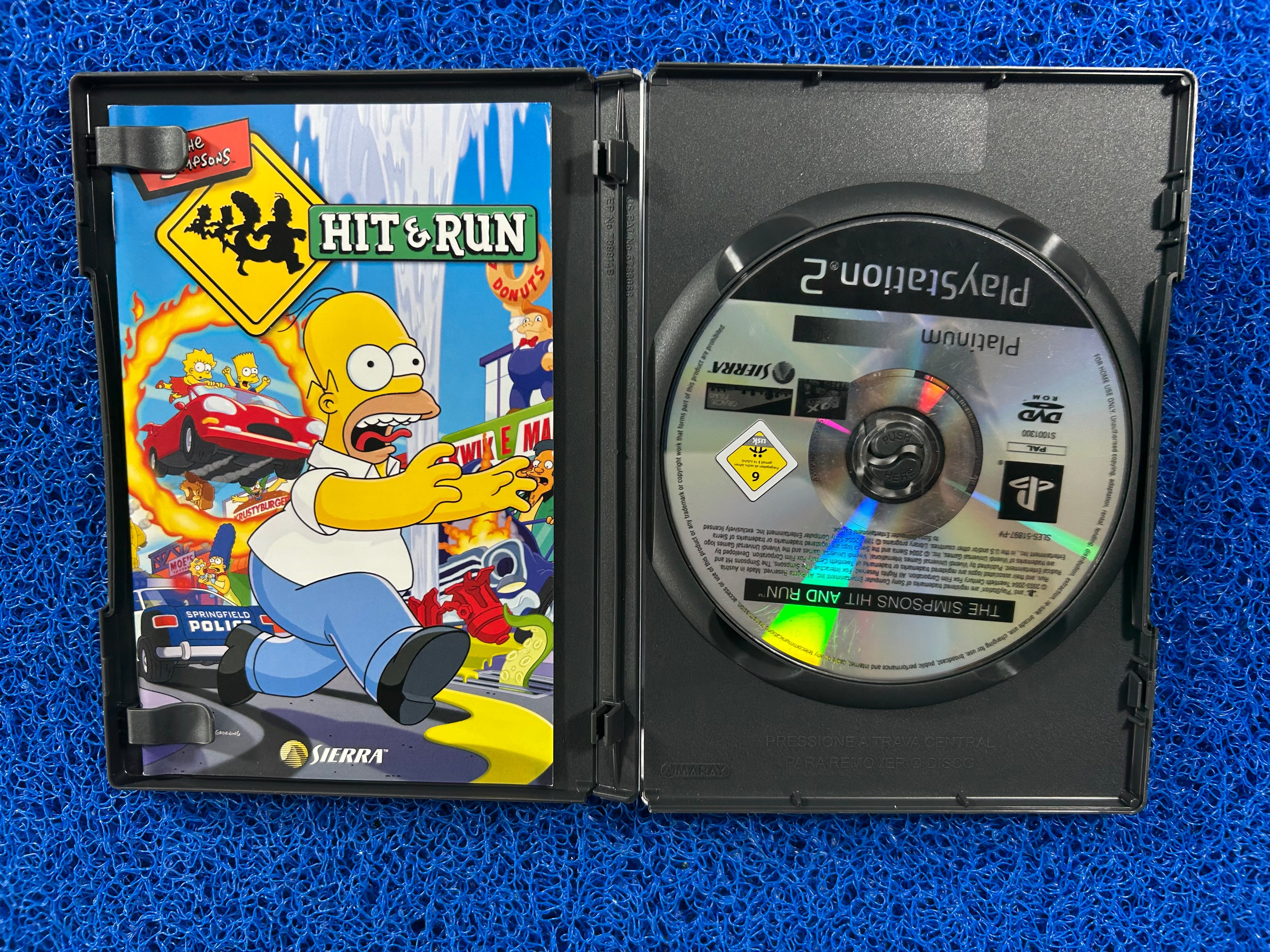 PS2 The Simpsons hit and run (E)