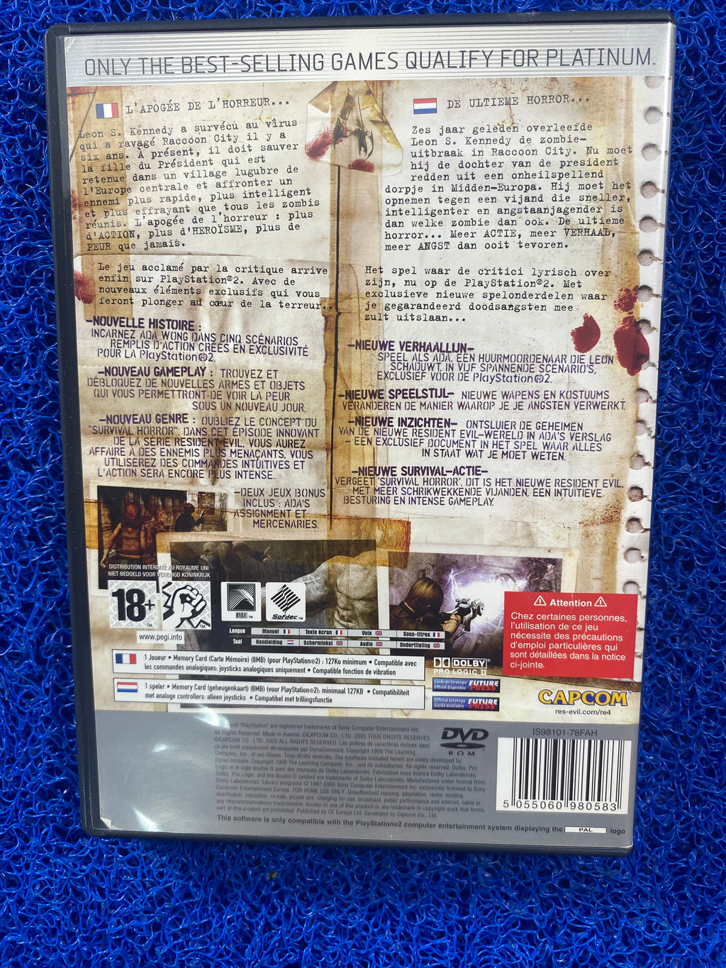 PS2# Resident evil 4 (E)