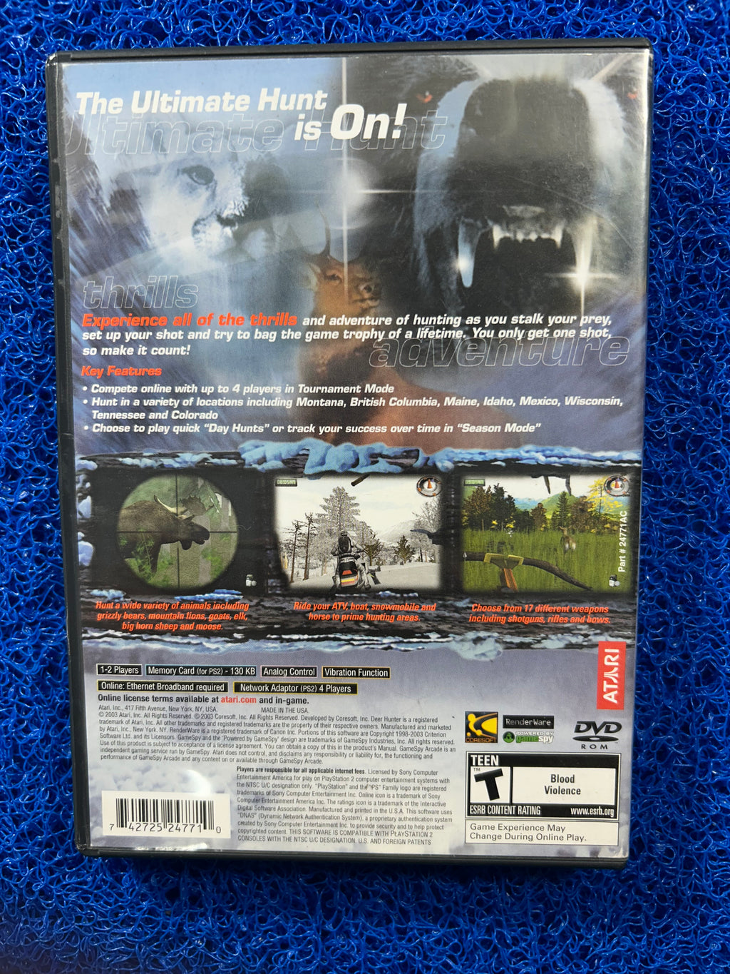 PS2 Deer hunter (A)