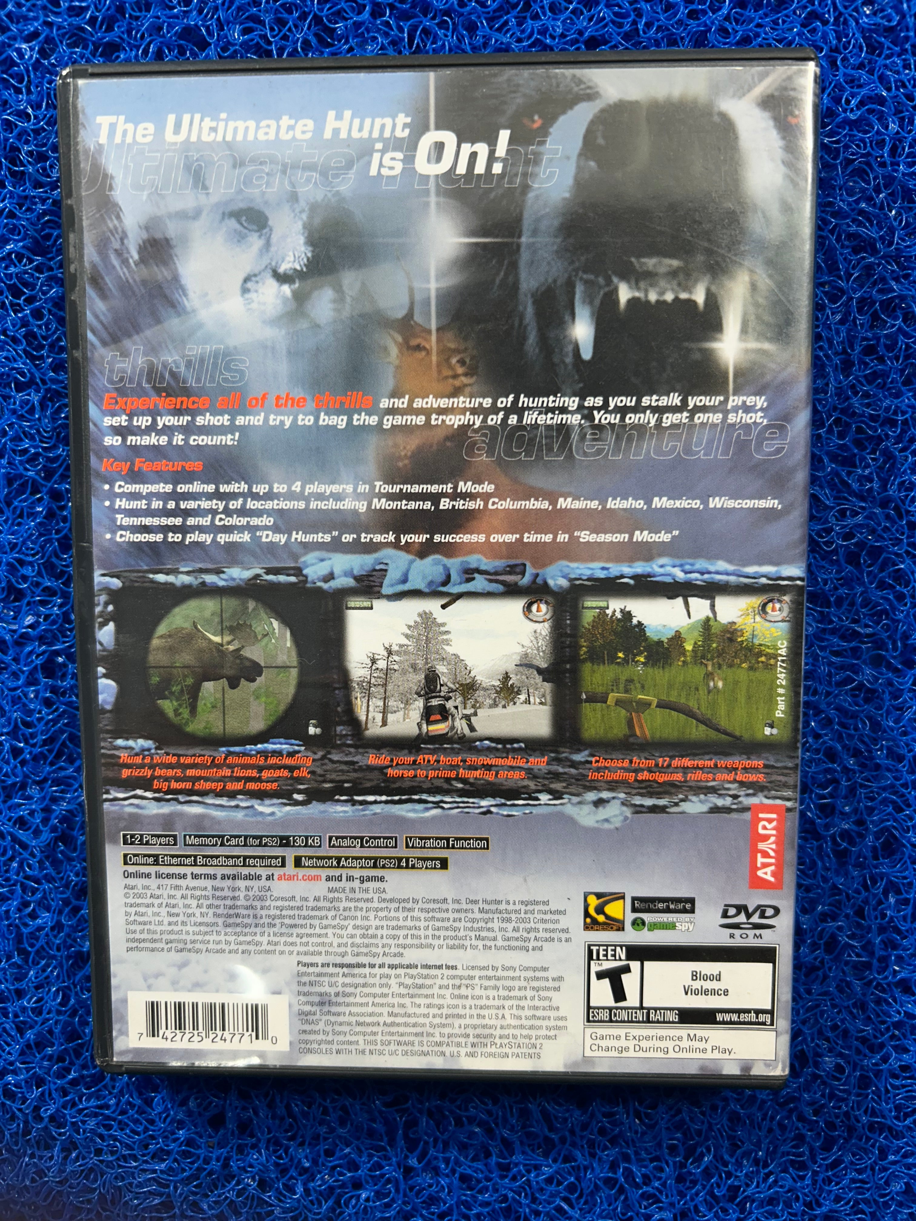 PS2 Deer hunter (A)