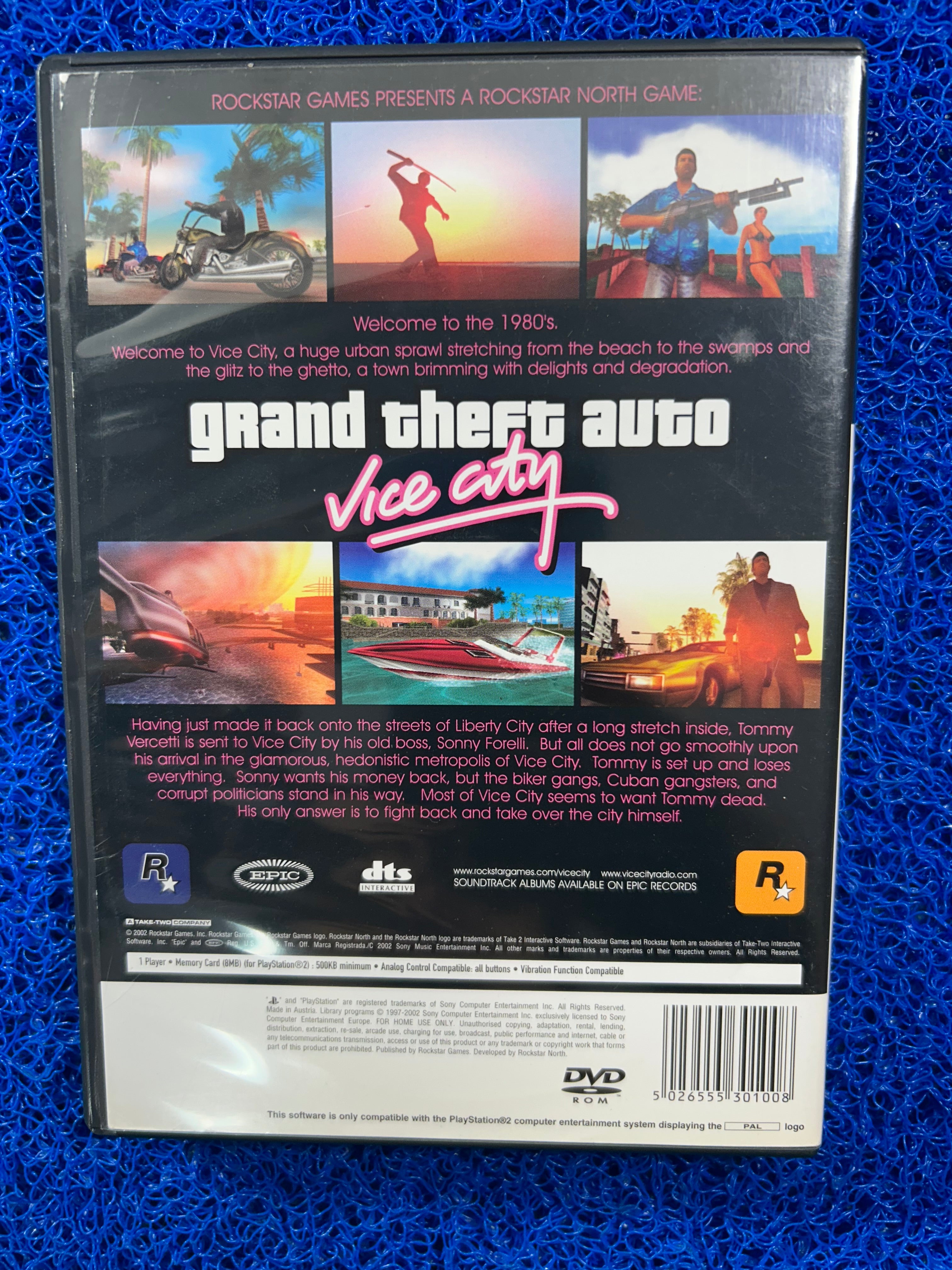 PS2 GTA Vice city (E)