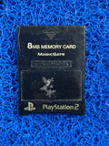 ACESSÓRIOS# Memory card de ps2 preto com detalhe dourado