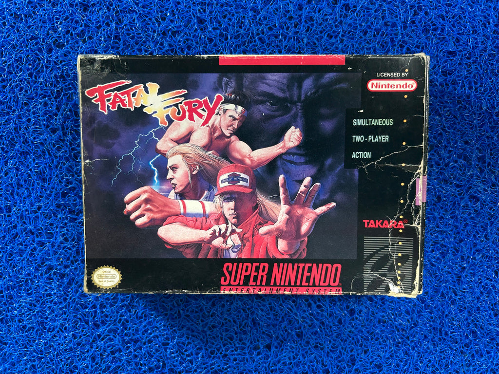 SNES# box Fatal fury (A)